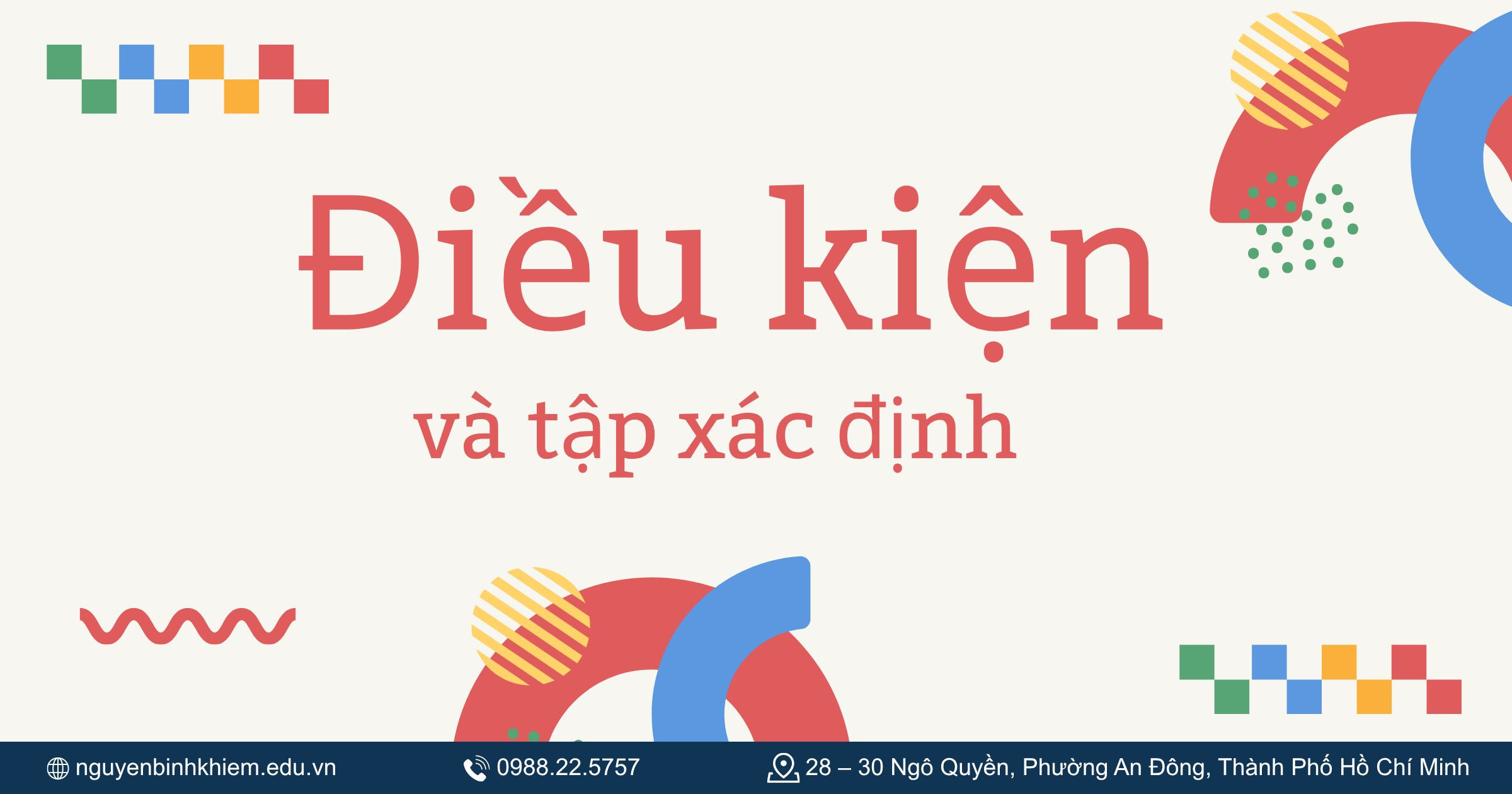 Điều kiện & tập xác định