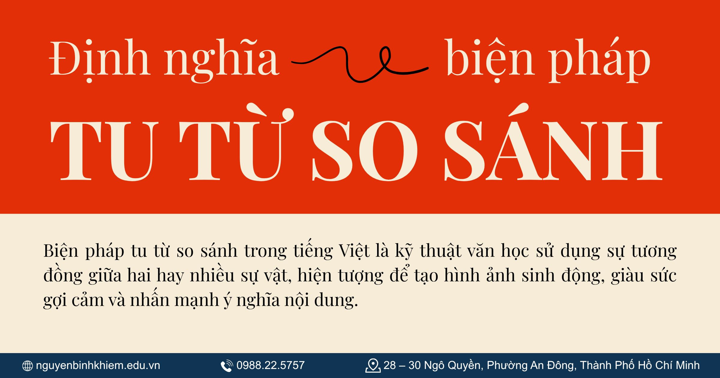 Định nghĩa biện pháp tu từ so sánh