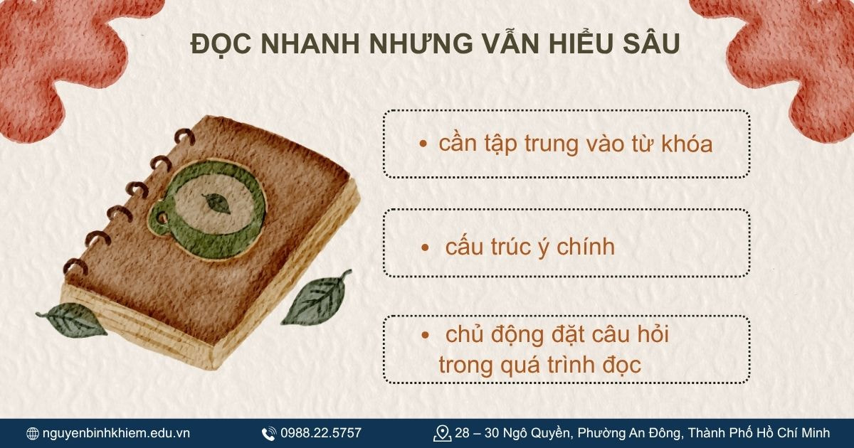 Đọc nhanh nhưng vẫn hiểu sâu