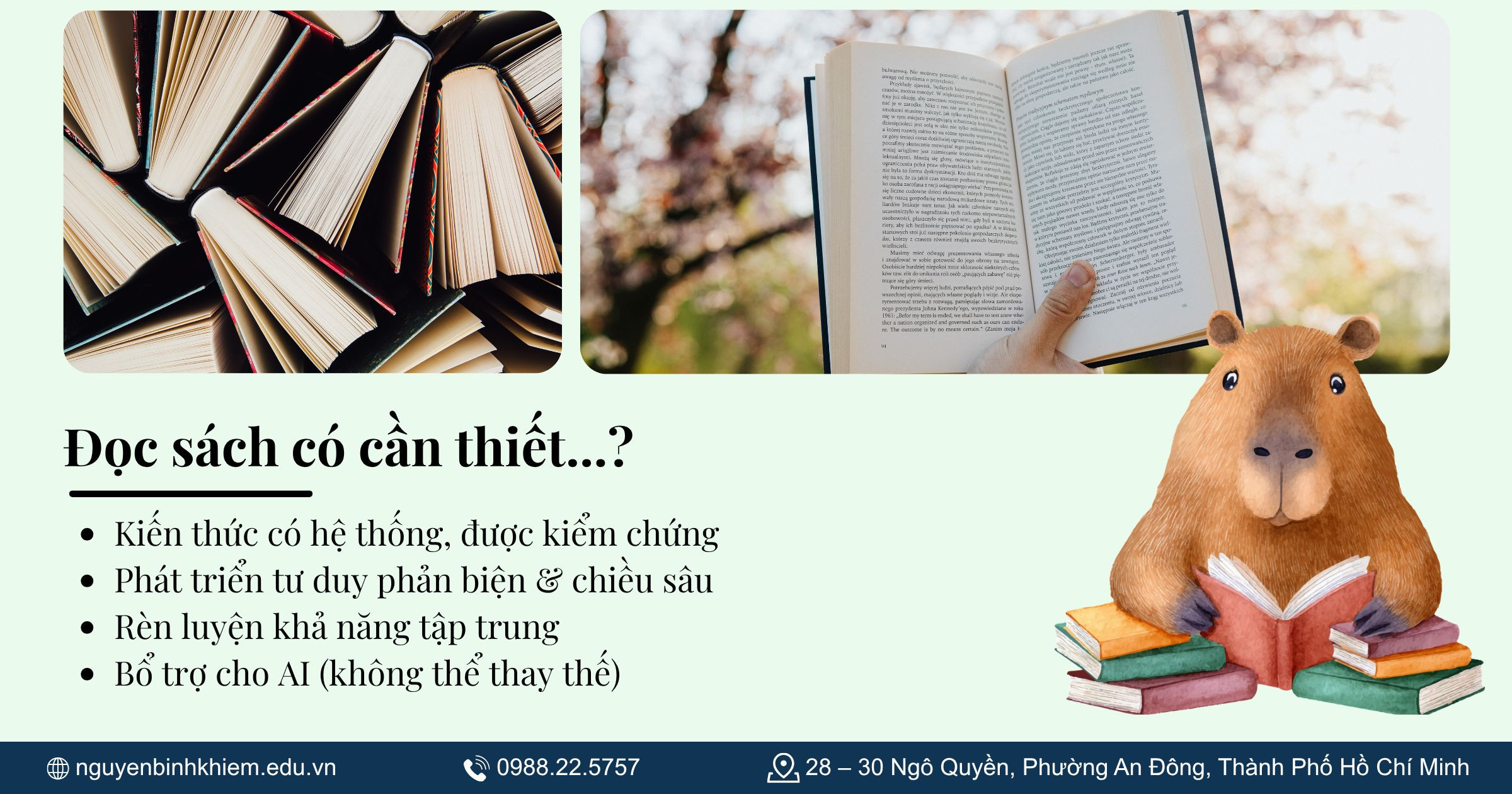 Đọc sách có còn cần thiết trong thời đại AI và video