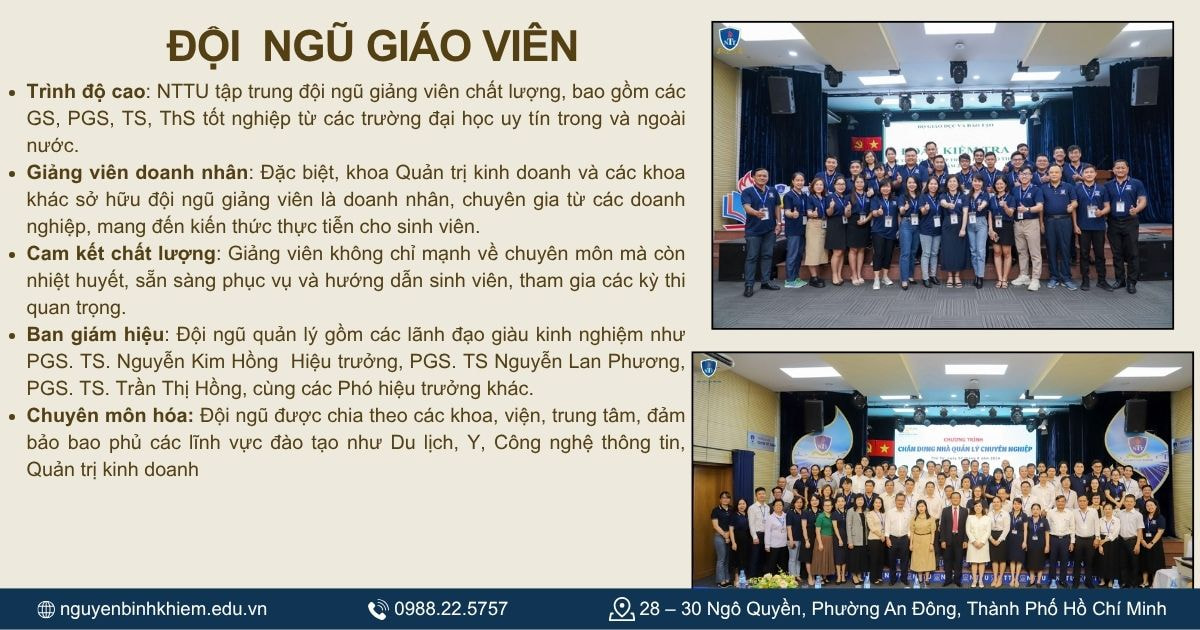 Đội ngũ giảng viên