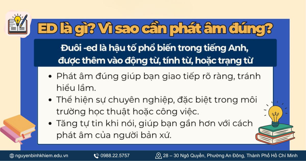 ED là gì_ Vì sao cần phát âm đúng
