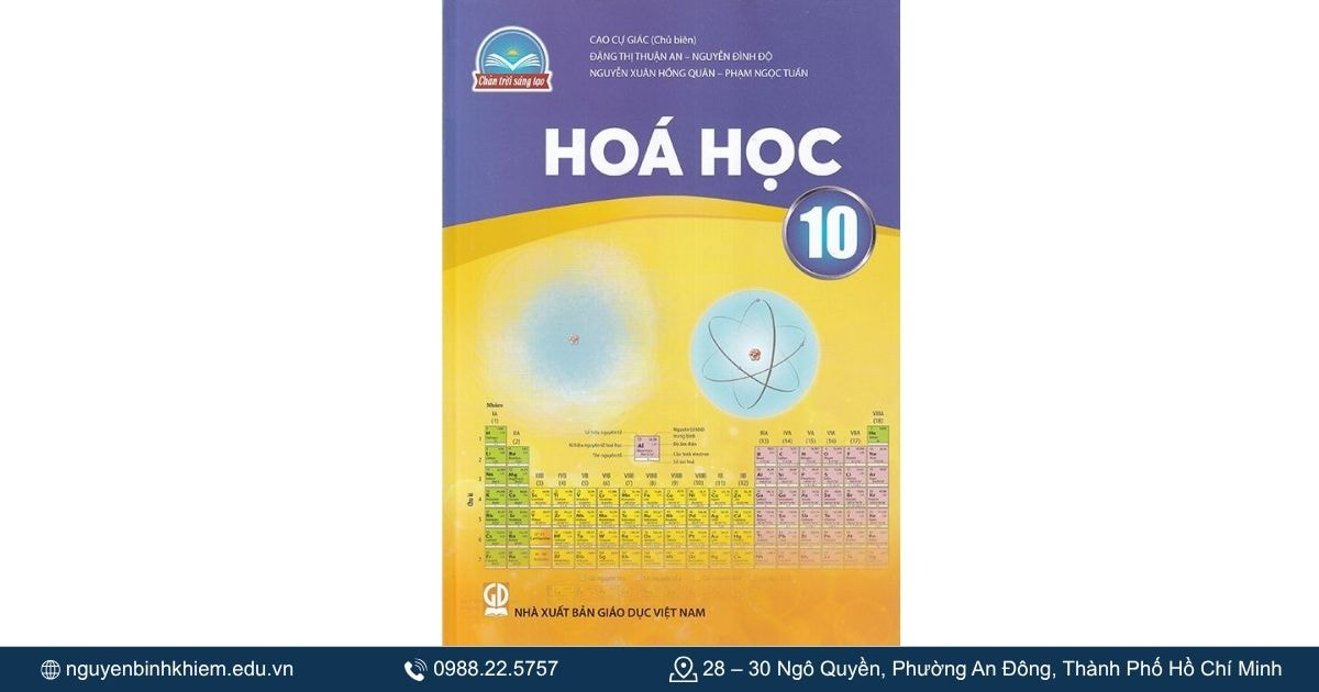 Giải SGK Hóa 10 Chân trời sáng tạo