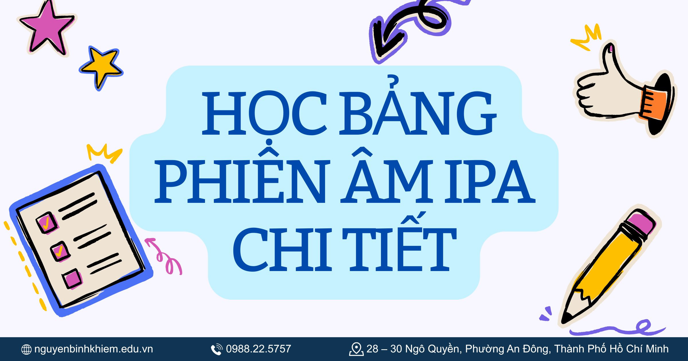 Học bảng phiên âm IPA chi tiết