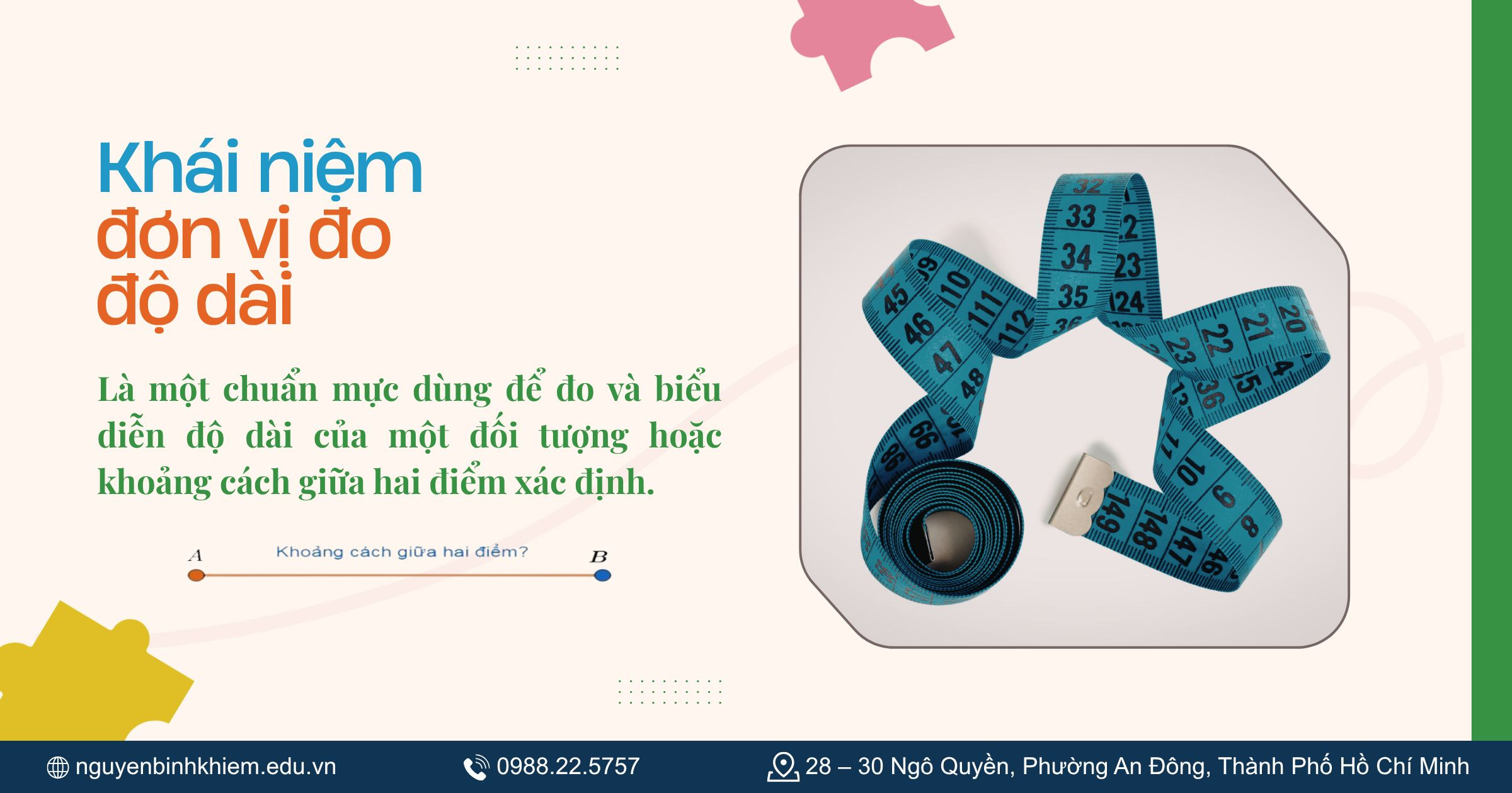 Khái niệm đơn vị đo độ dài