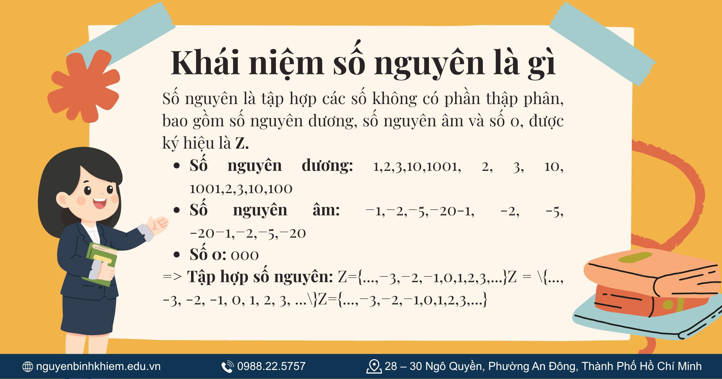 Khái niệm số nguyên là gì