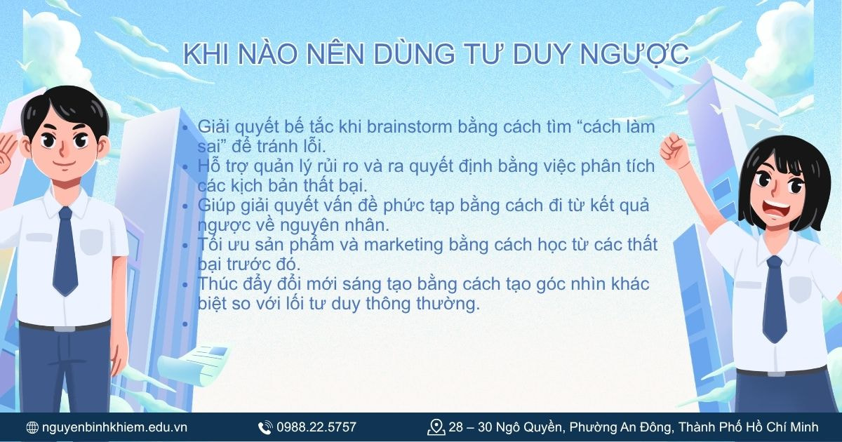 Khi nào nên dùng tư duy ngược