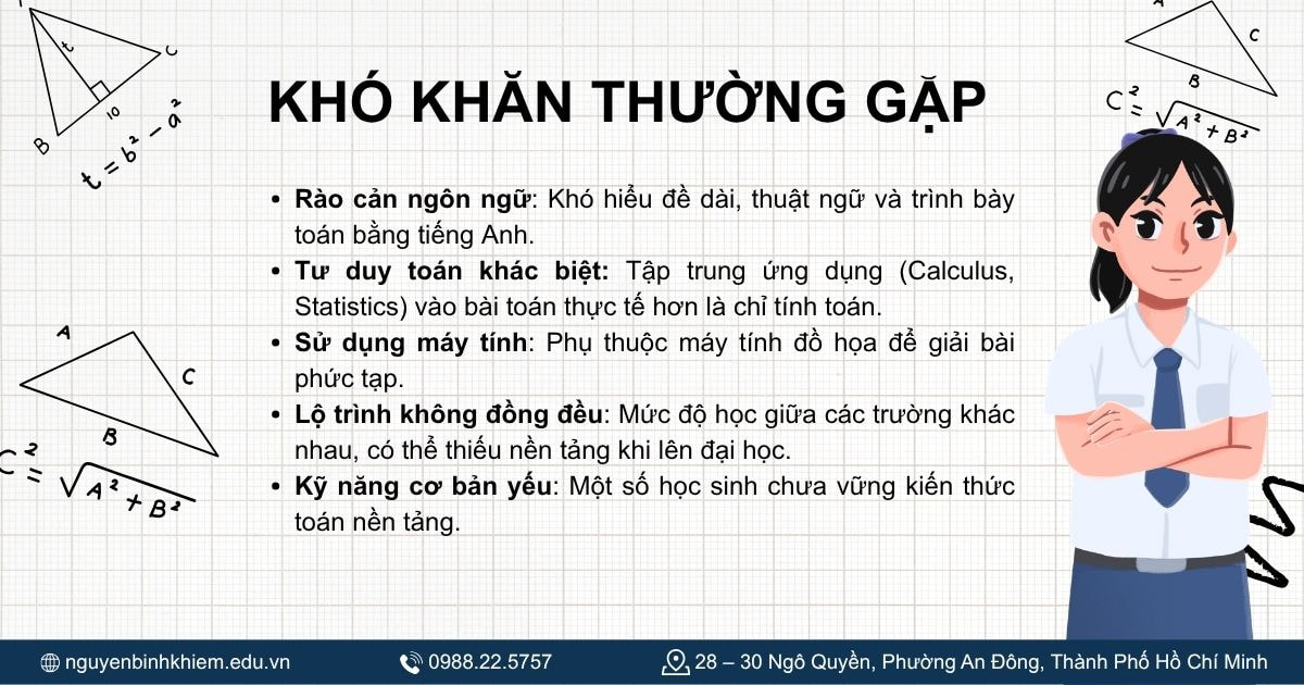 Khó khăn thường gặp
