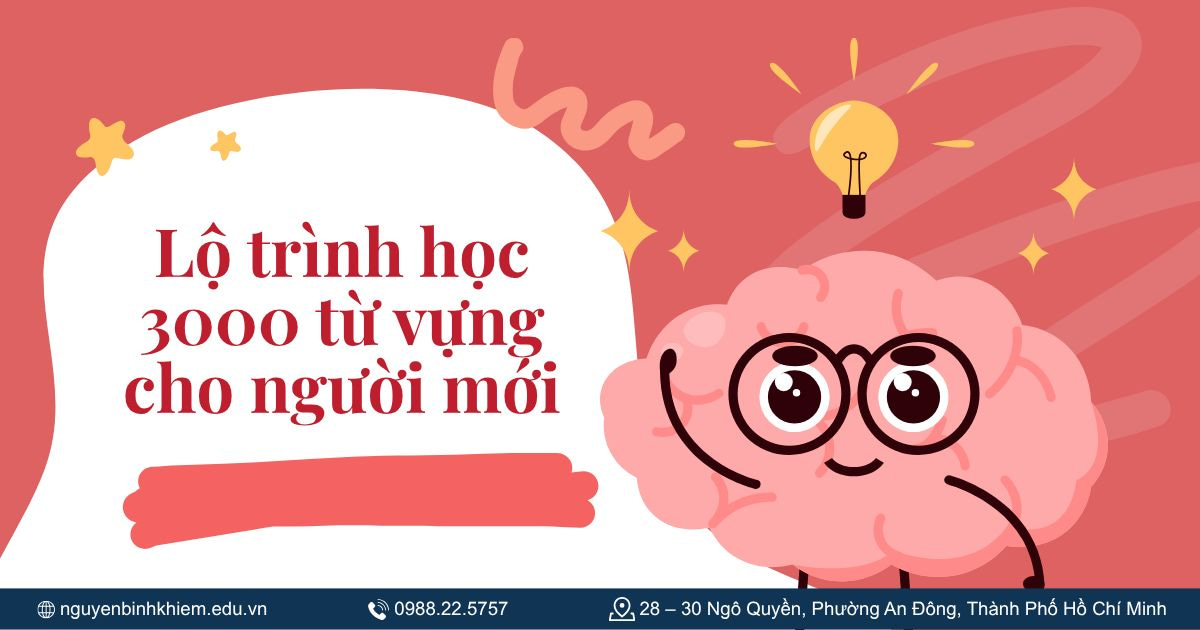 Lộ trình học 3000 từ vựng cho người mới