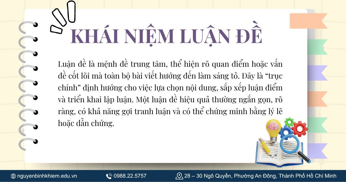 Khái niệm luận đề
