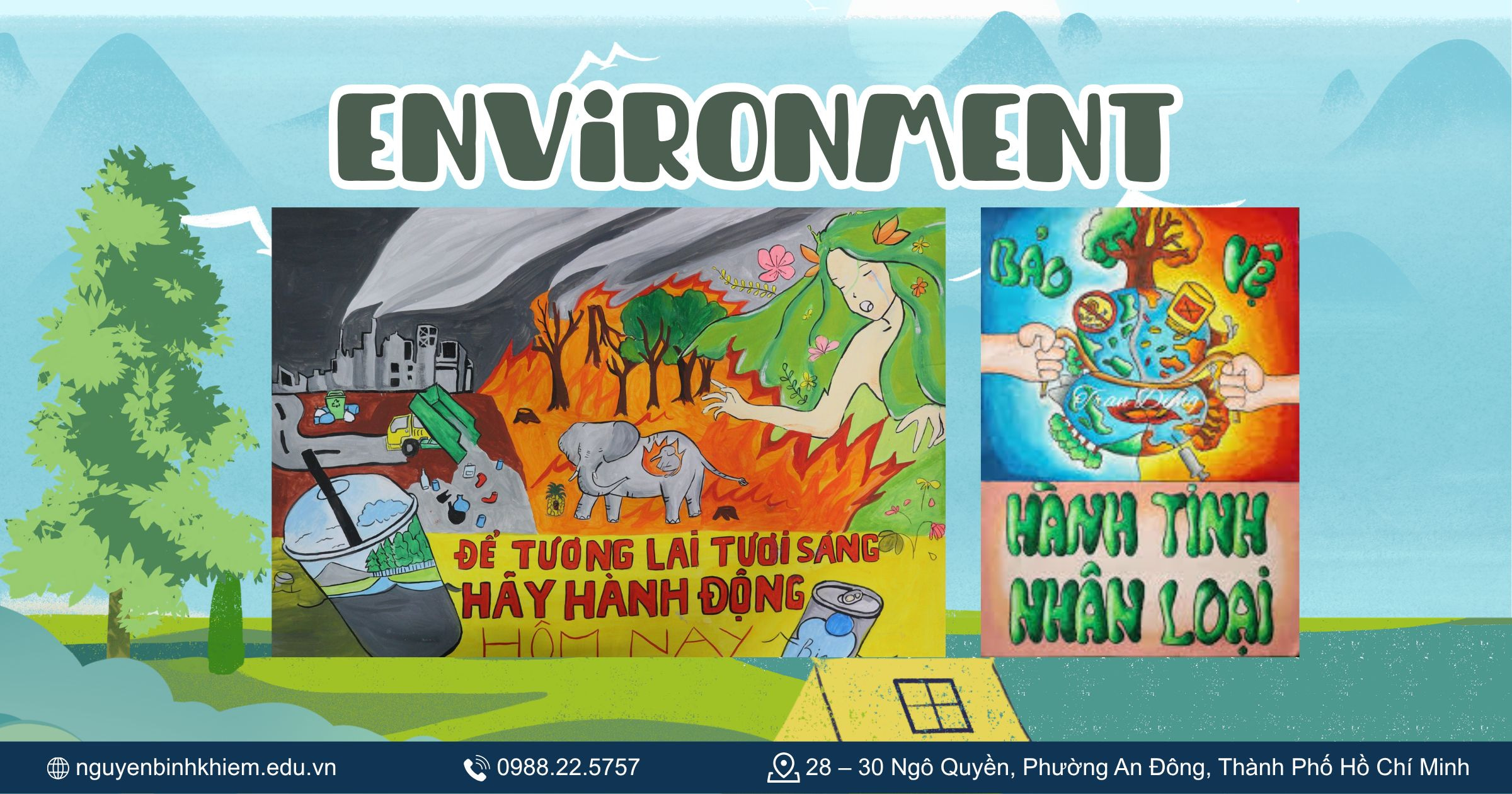 Lưu ý khi vẽ tranh đề tài môi trường