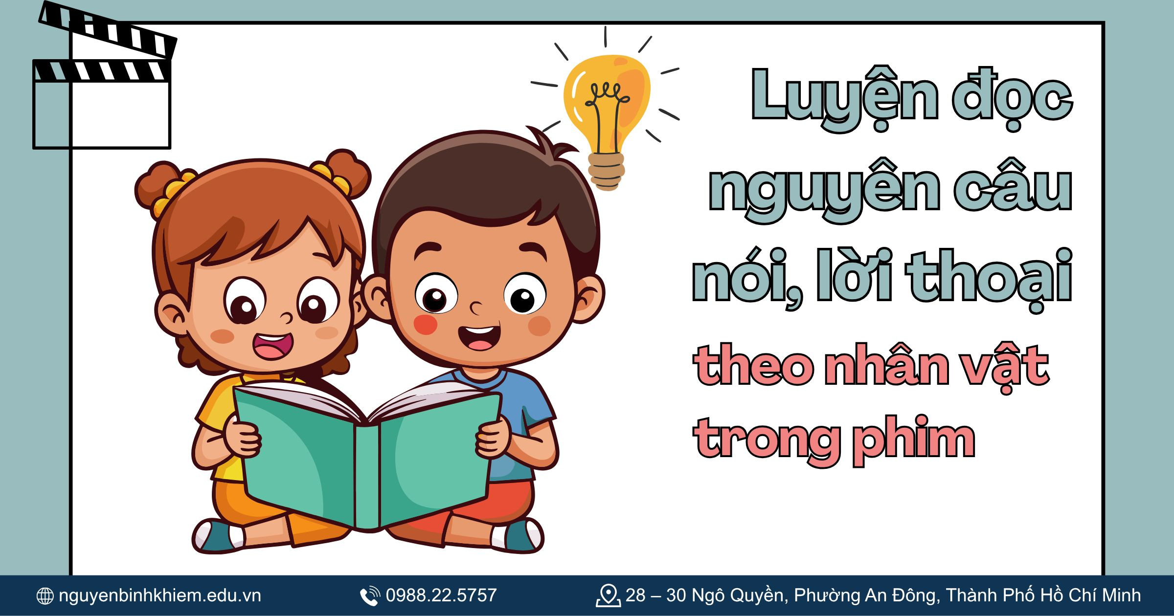 Luyện đọc nguyên câu nói, lời thoại theo nhân vật trong phim