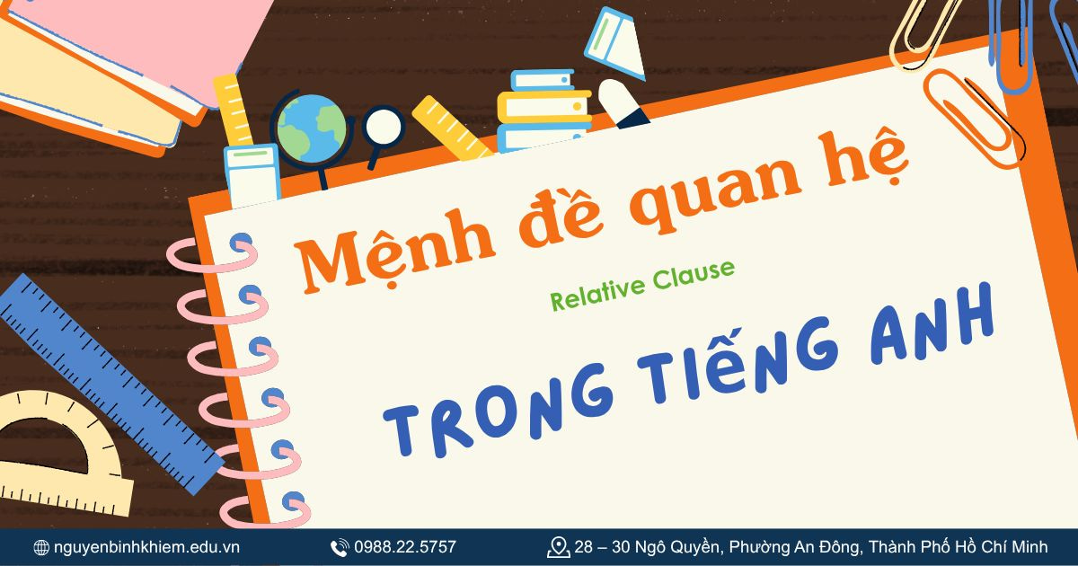 Mệnh đề quan hệ trong tiếng Anh