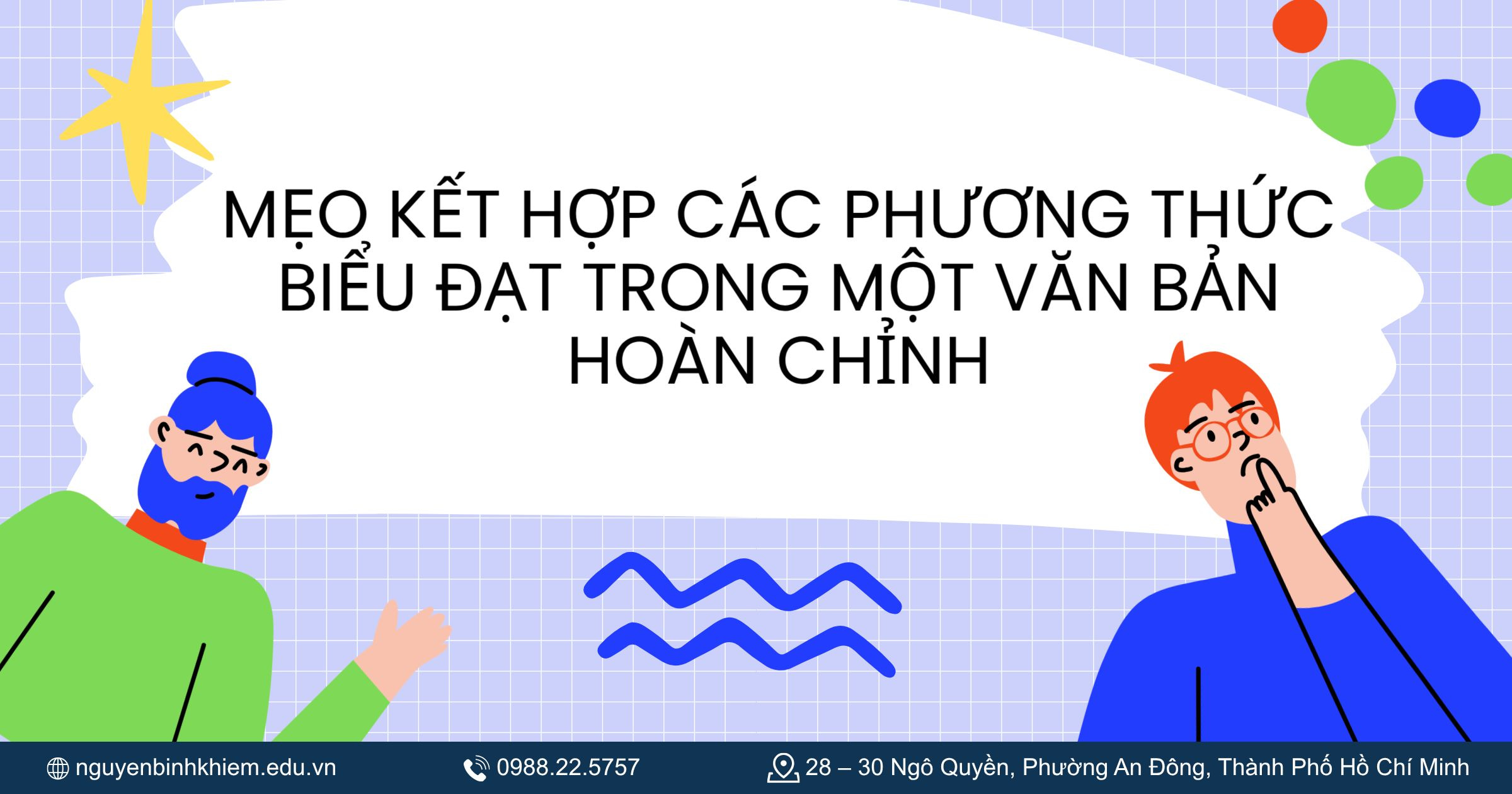 Mẹo Kết Hợp Các Phương Thức Biểu Đạt