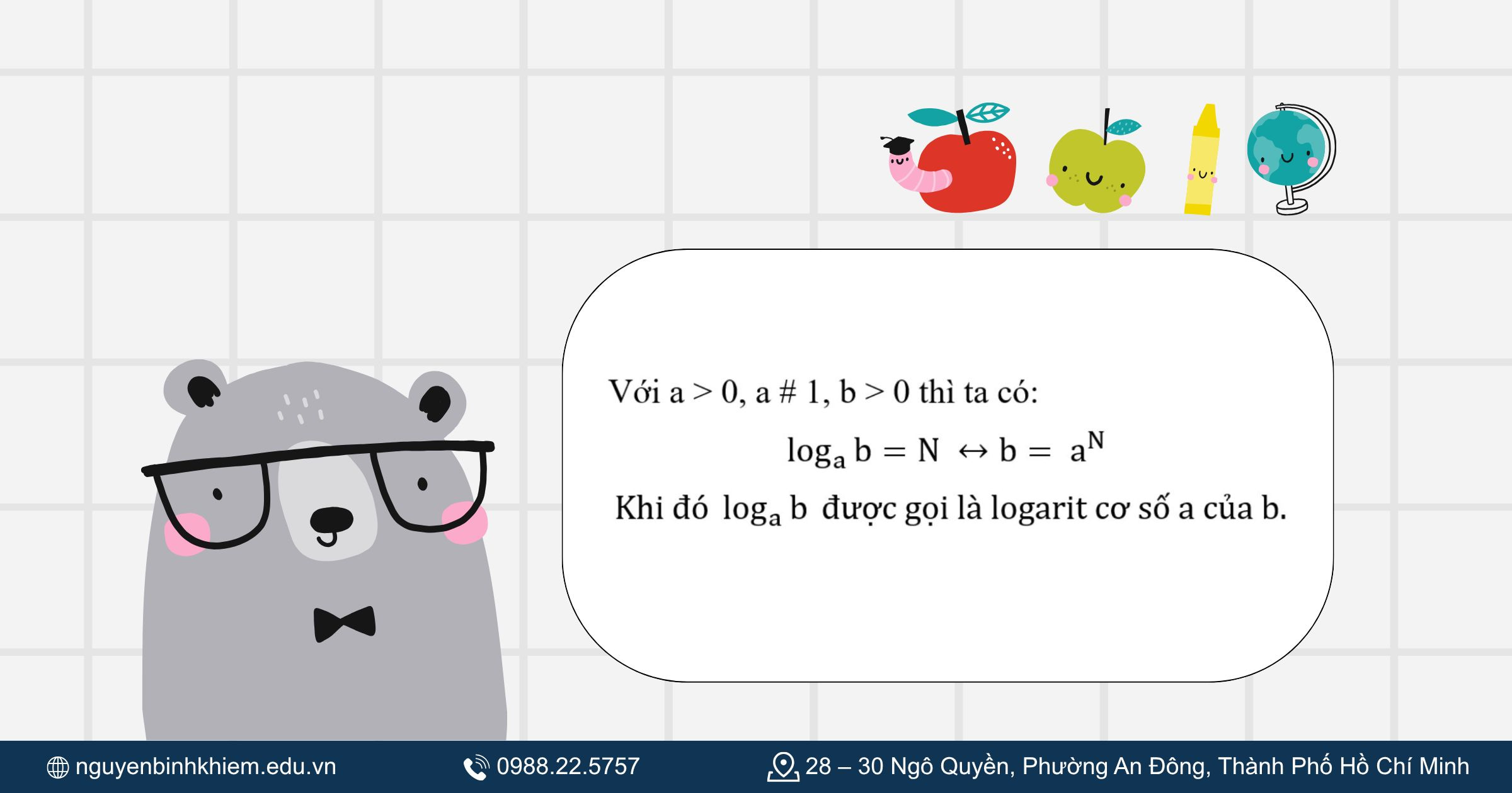 Mối liên hệ giữa logarit và hàm mũ