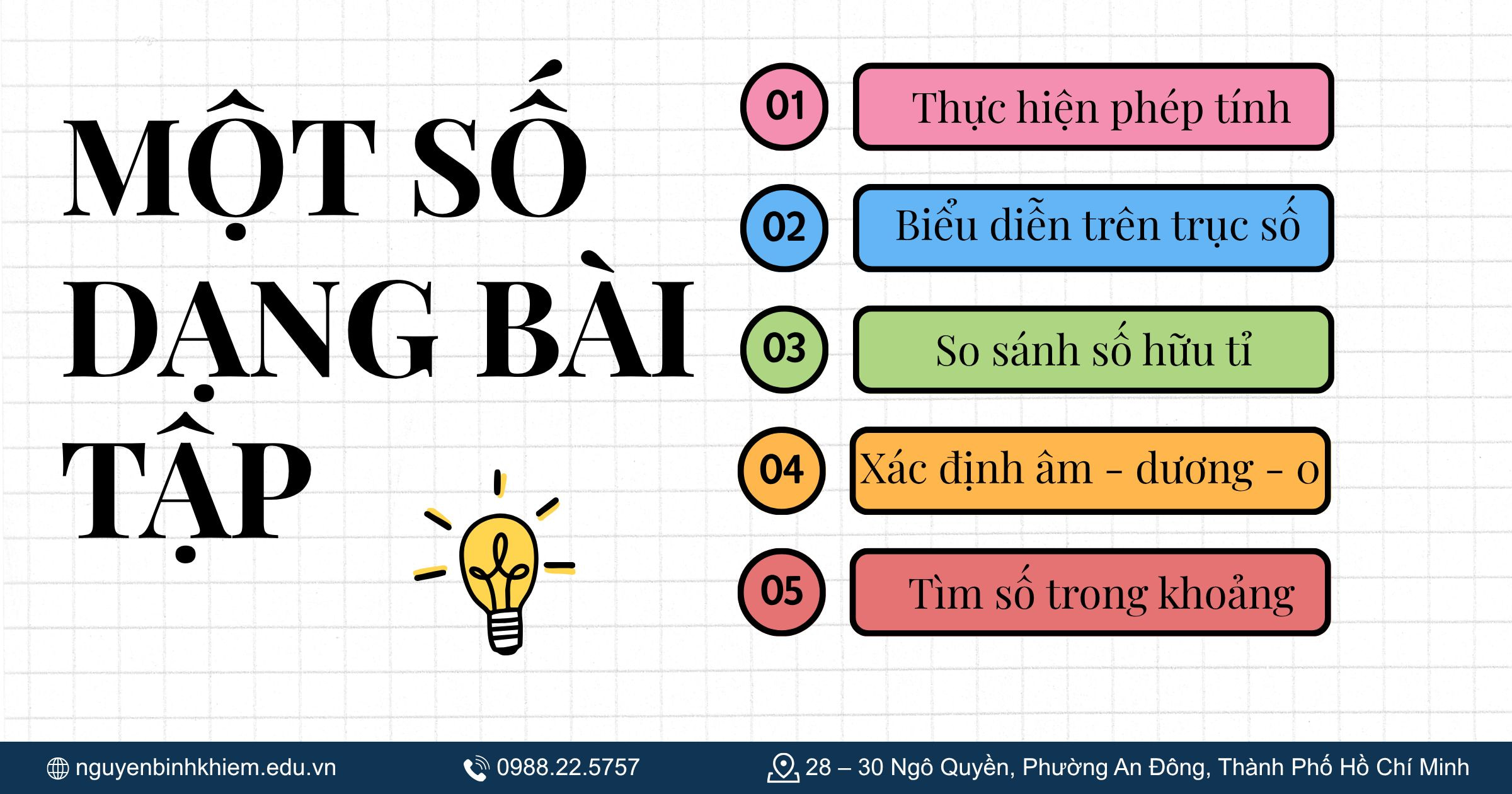 Một số dạng bài tập về số hữu tỉ thường gặp