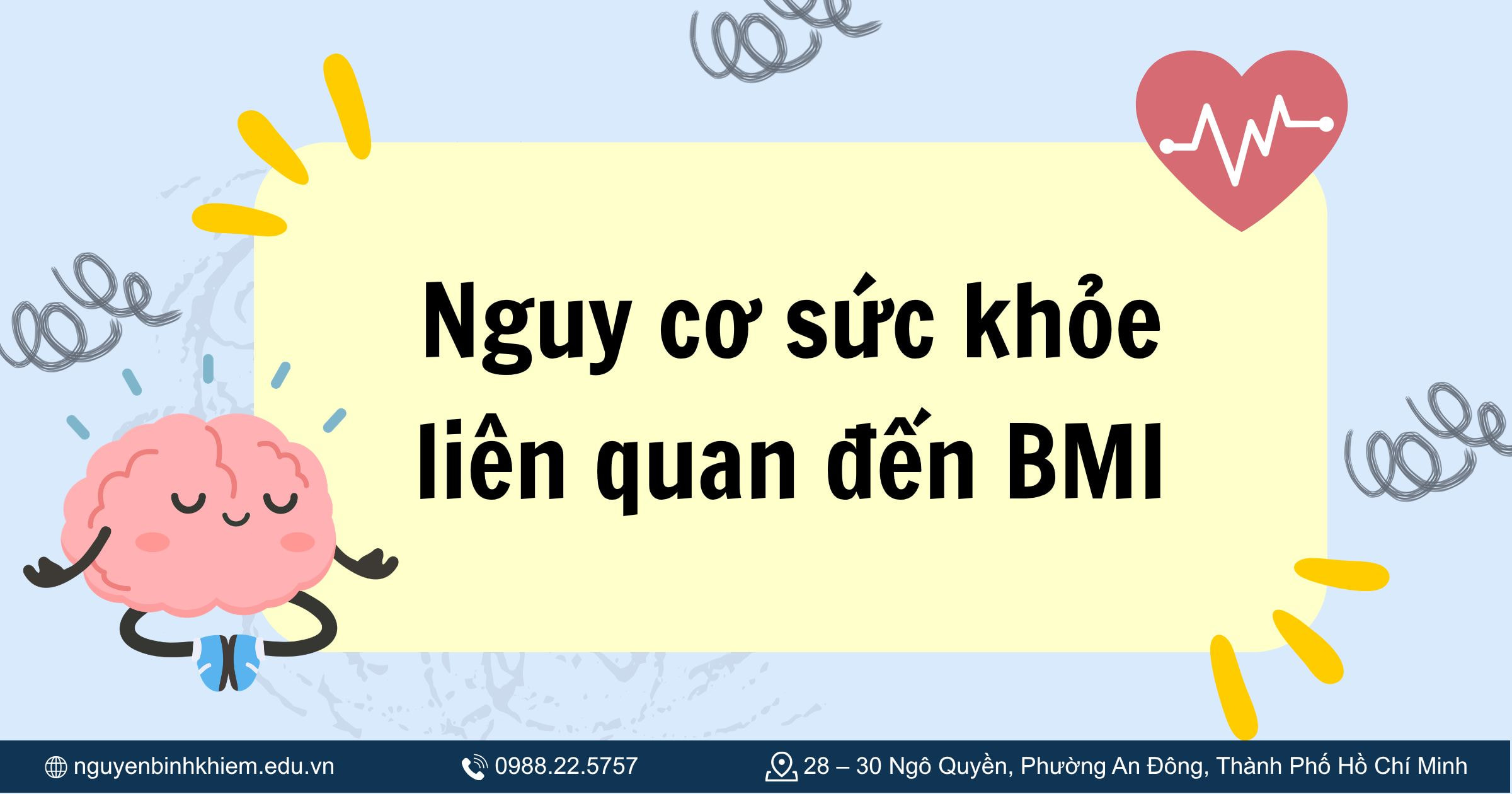 Nguy cơ sức khỏe liên quan đến BMI