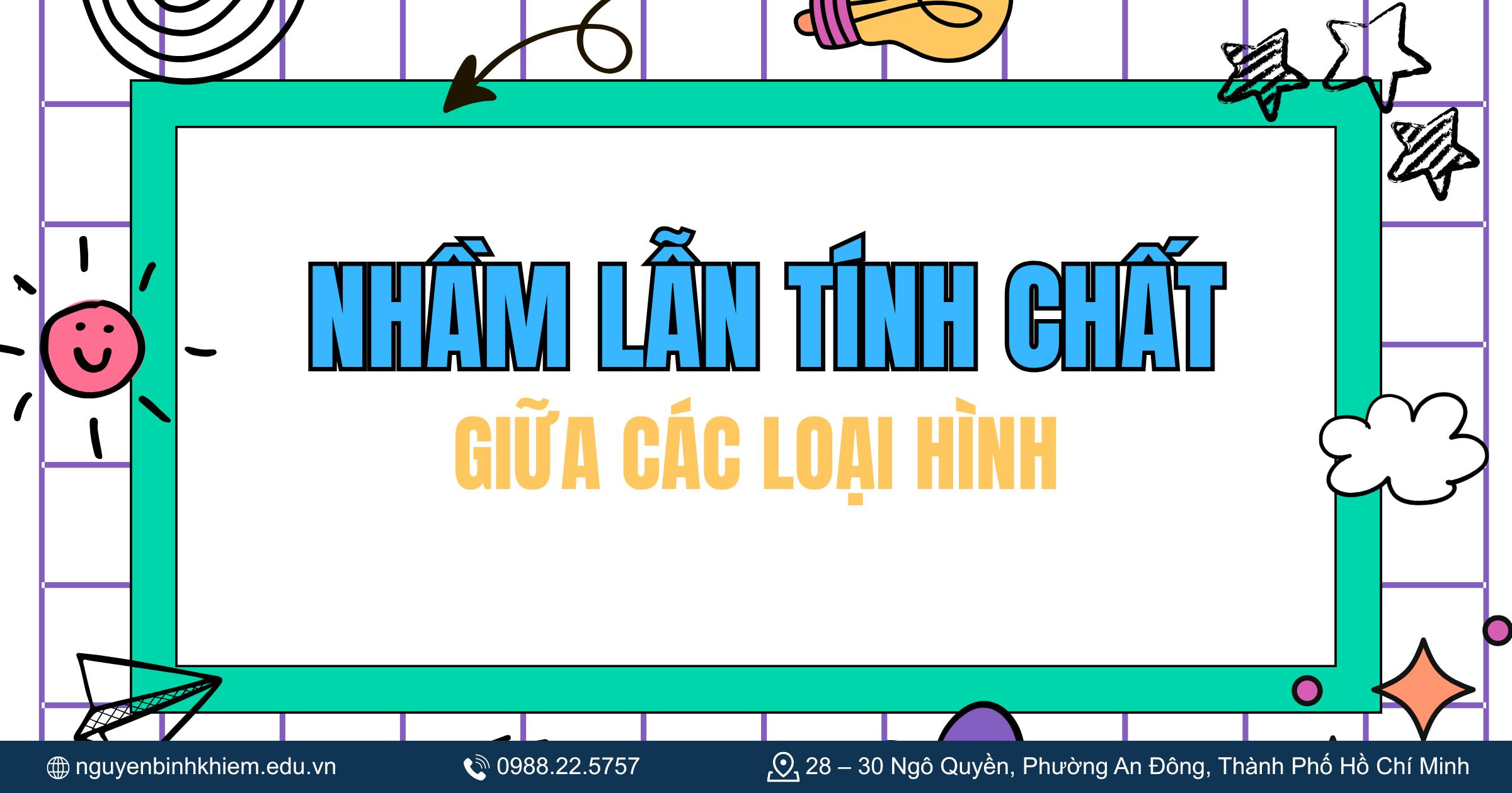 Nhầm lẫn tính chất giữa các loại hình