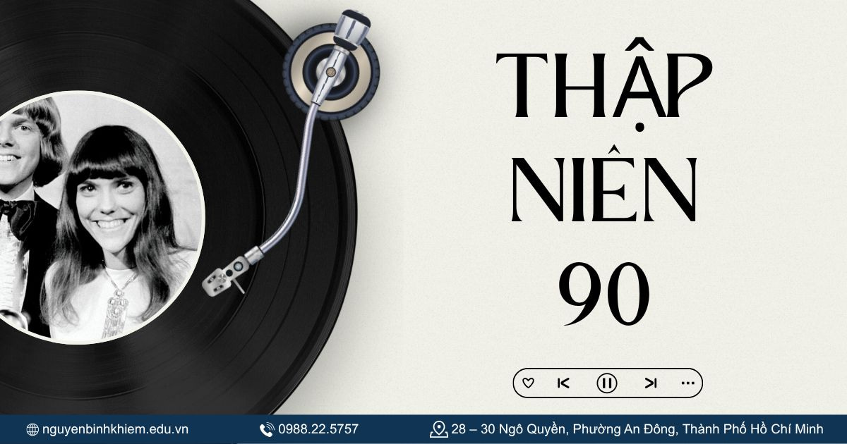 Những bài nhạc tiếng Anh bất hủ theo thập niên 90