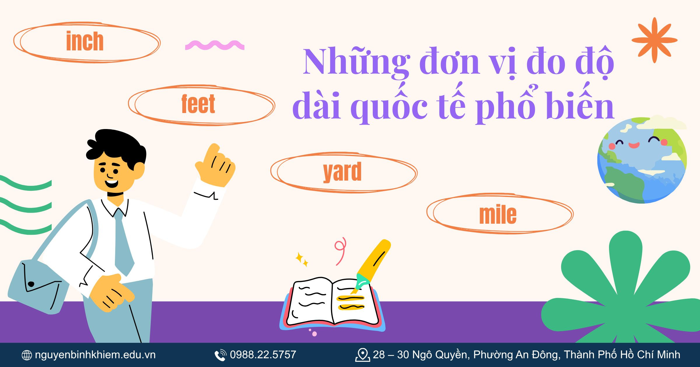 Những đơn vị đo độ dài quốc tế phổ biến