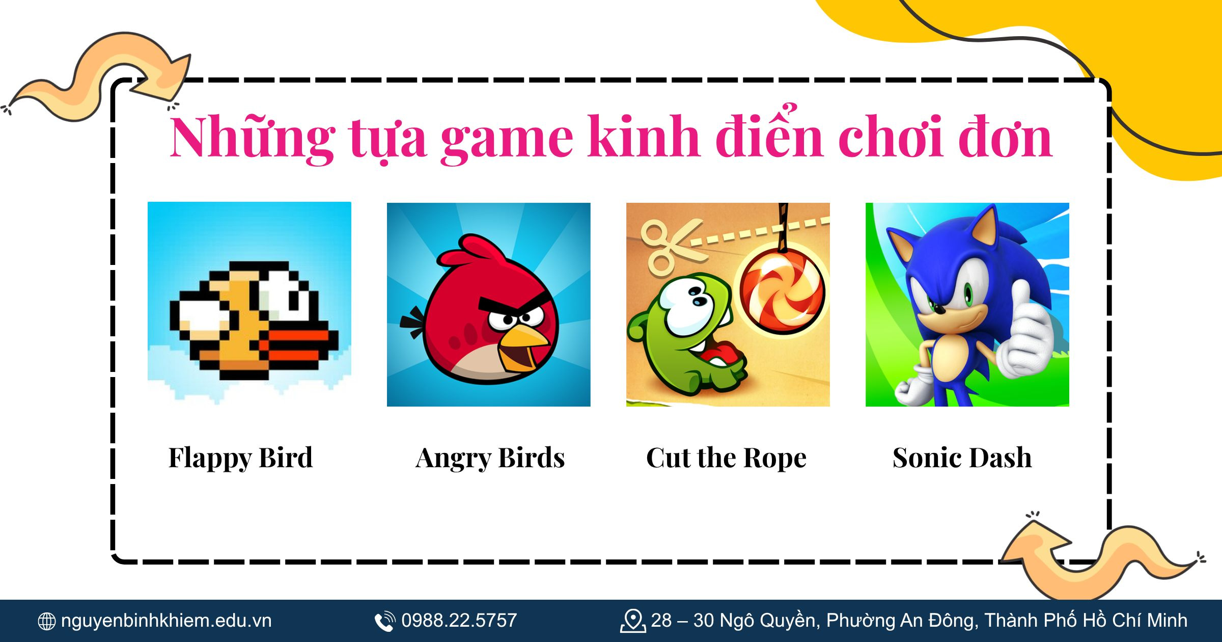 Những tựa game kinh điển chơi đơn