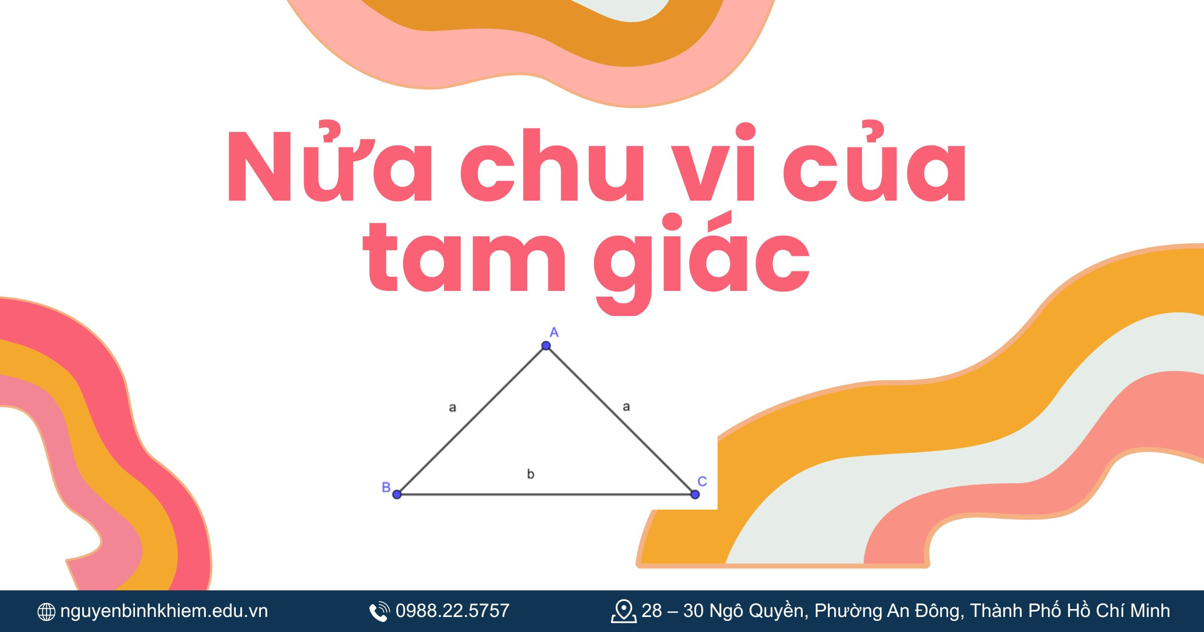 Nửa chu vi của tam giác