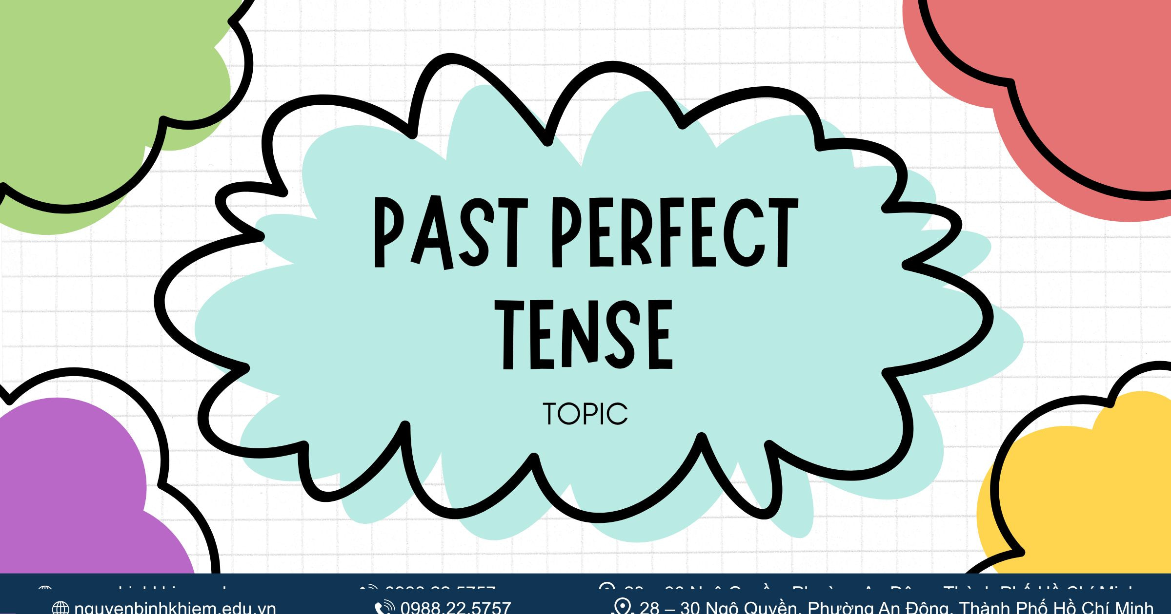 Past Perfect Tense theo chủ đề