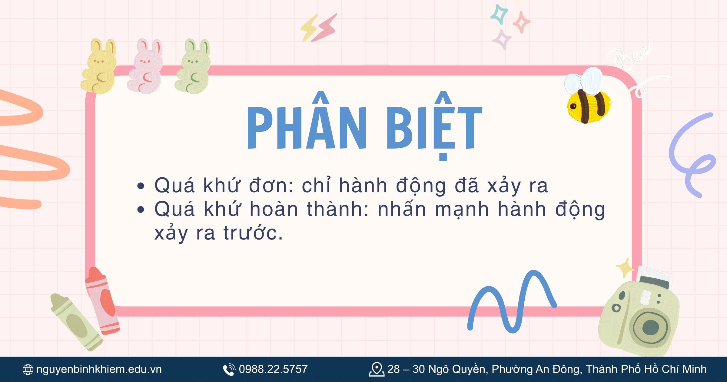 Phân biệt Quá khứ hoàn thành