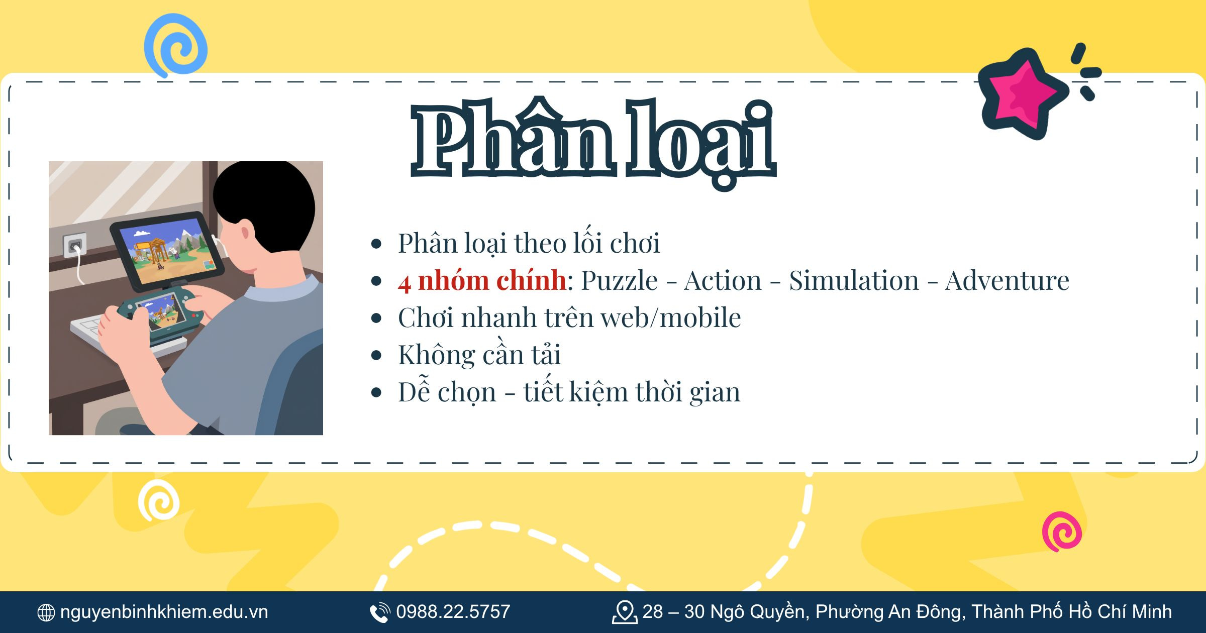 Phân loại các nhu cầu người chơi
