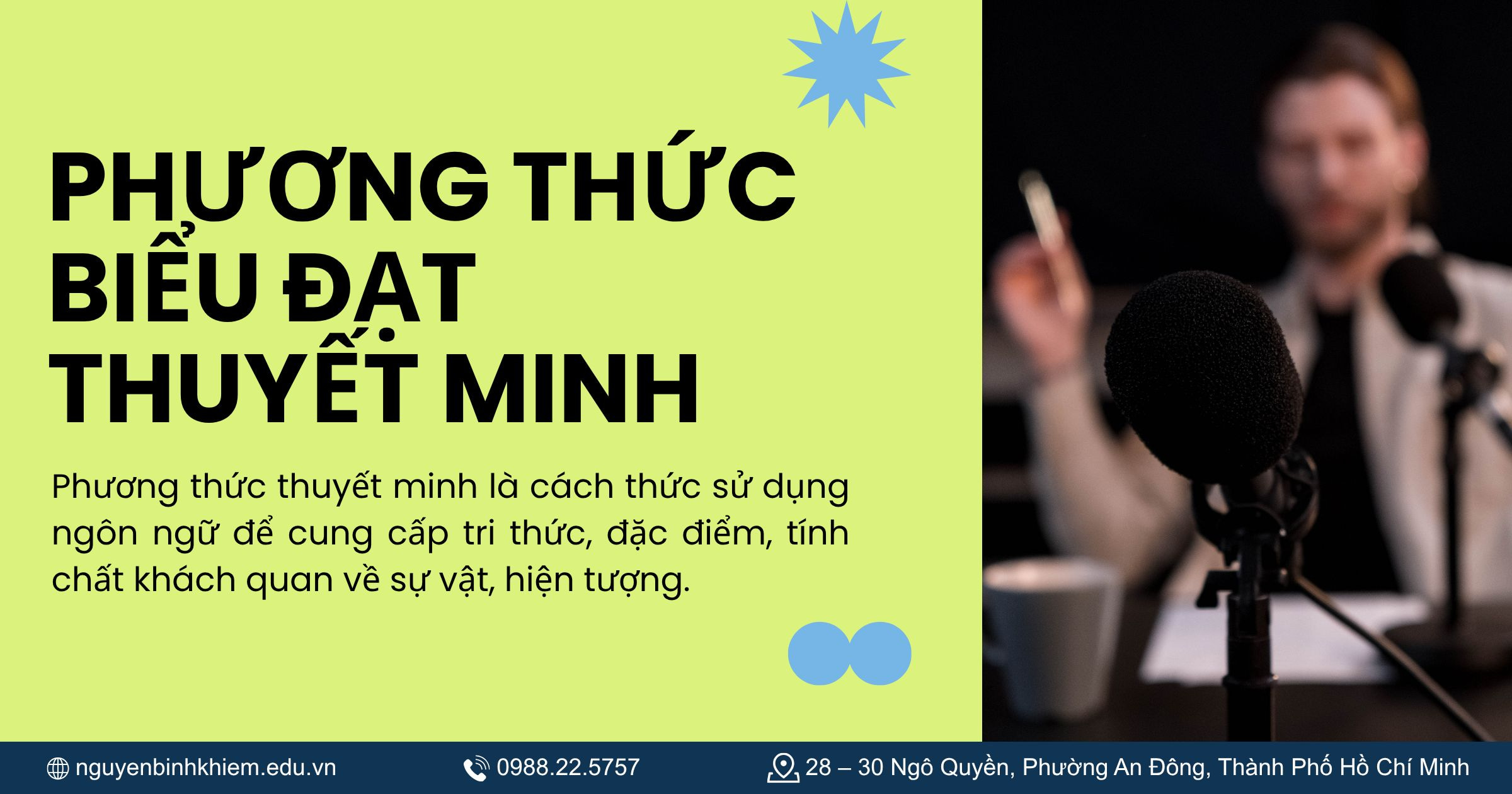 Phương Thức Biểu Đạt Thuyết Minh