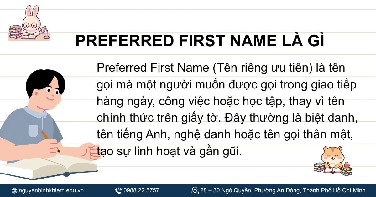 Preferred First Name là gì