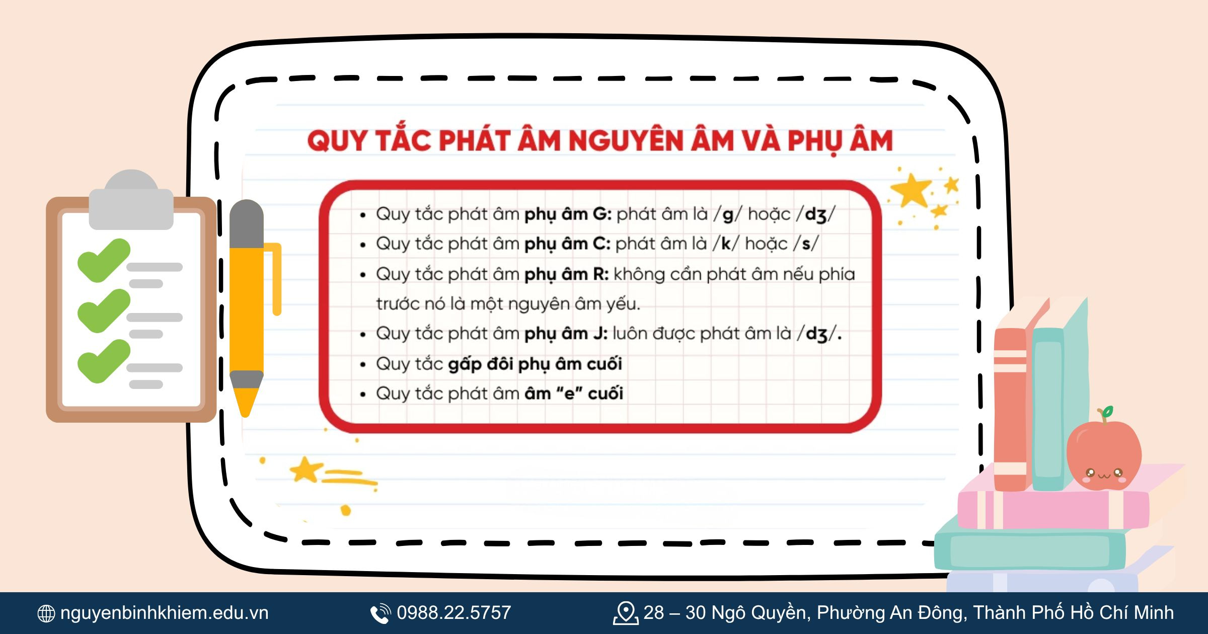 Quy tắc phát âm tiếng Anh với nguyên âm và phụ âm
