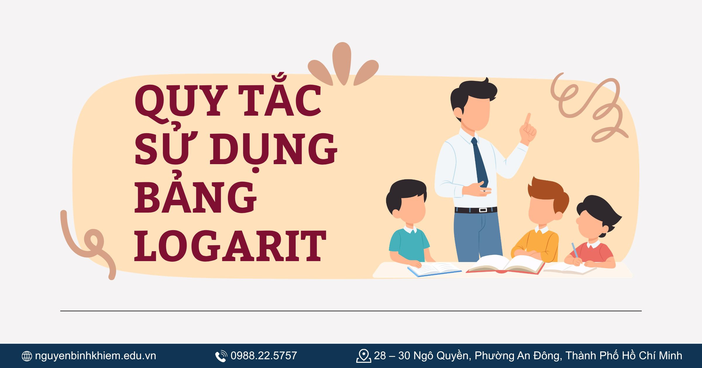 Quy tắc sử dụng bảng logarit