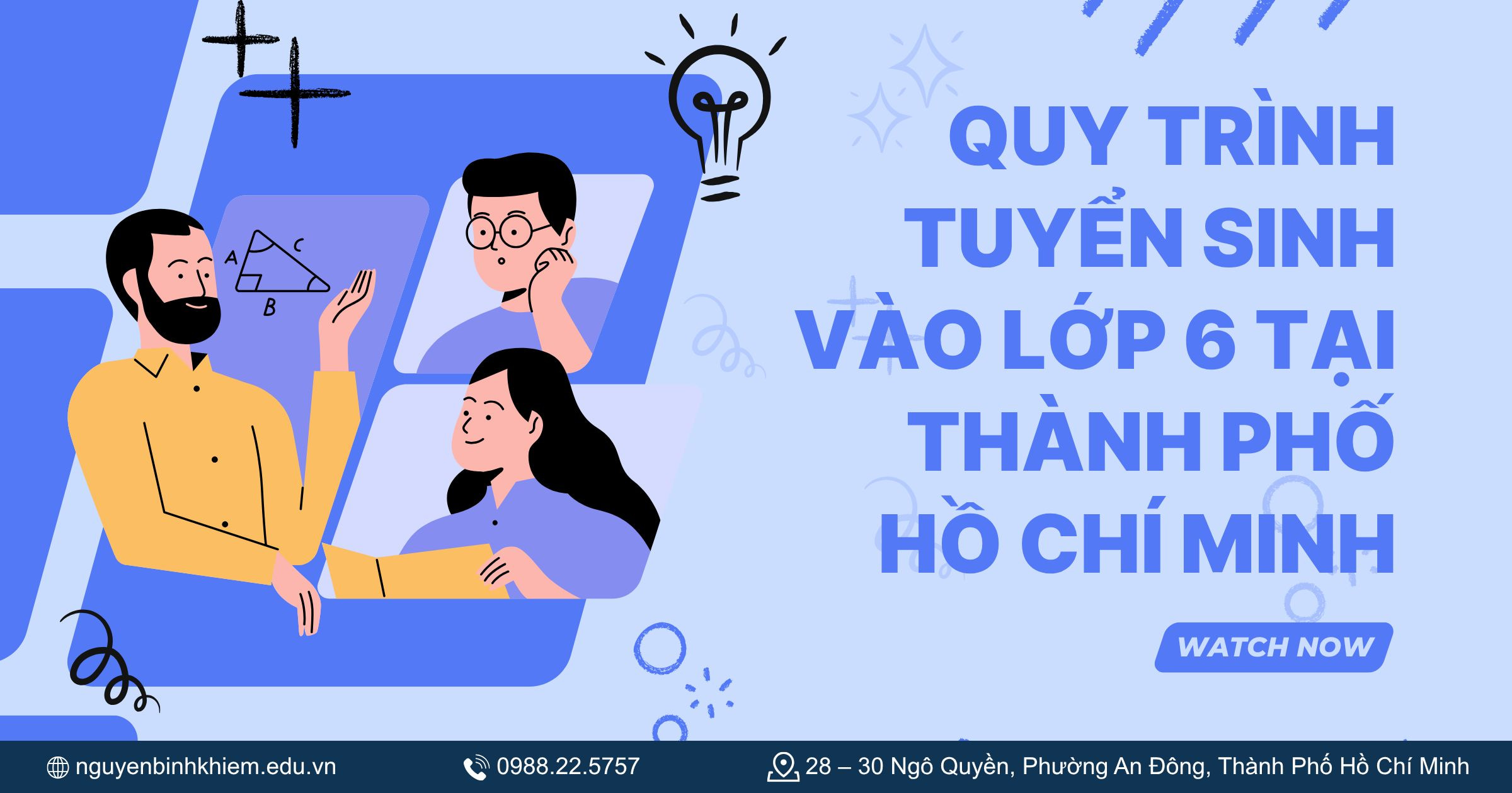 Quy trình tuyển sinh vào lớp 6 tại Tp.HCM