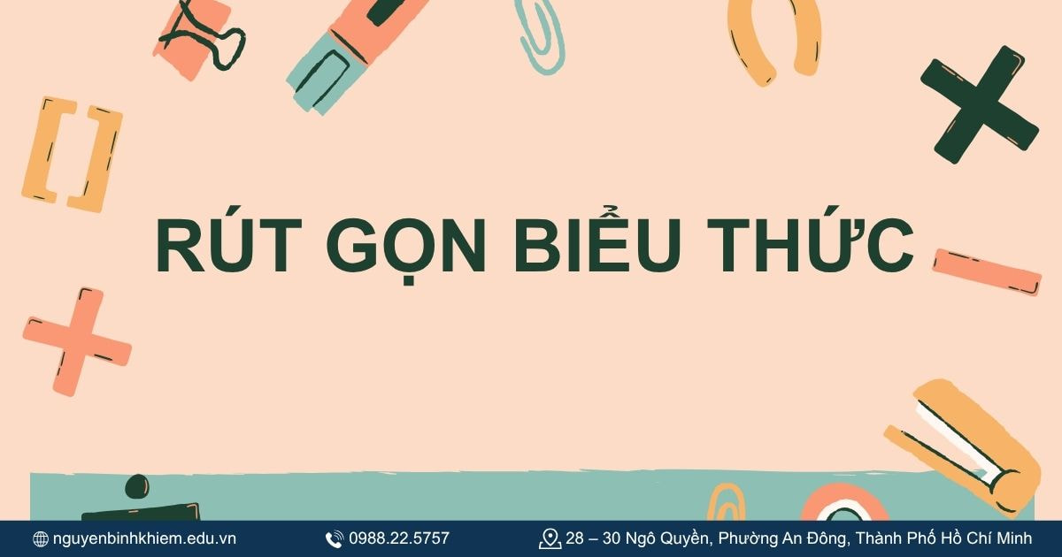Rút gọn biểu thức