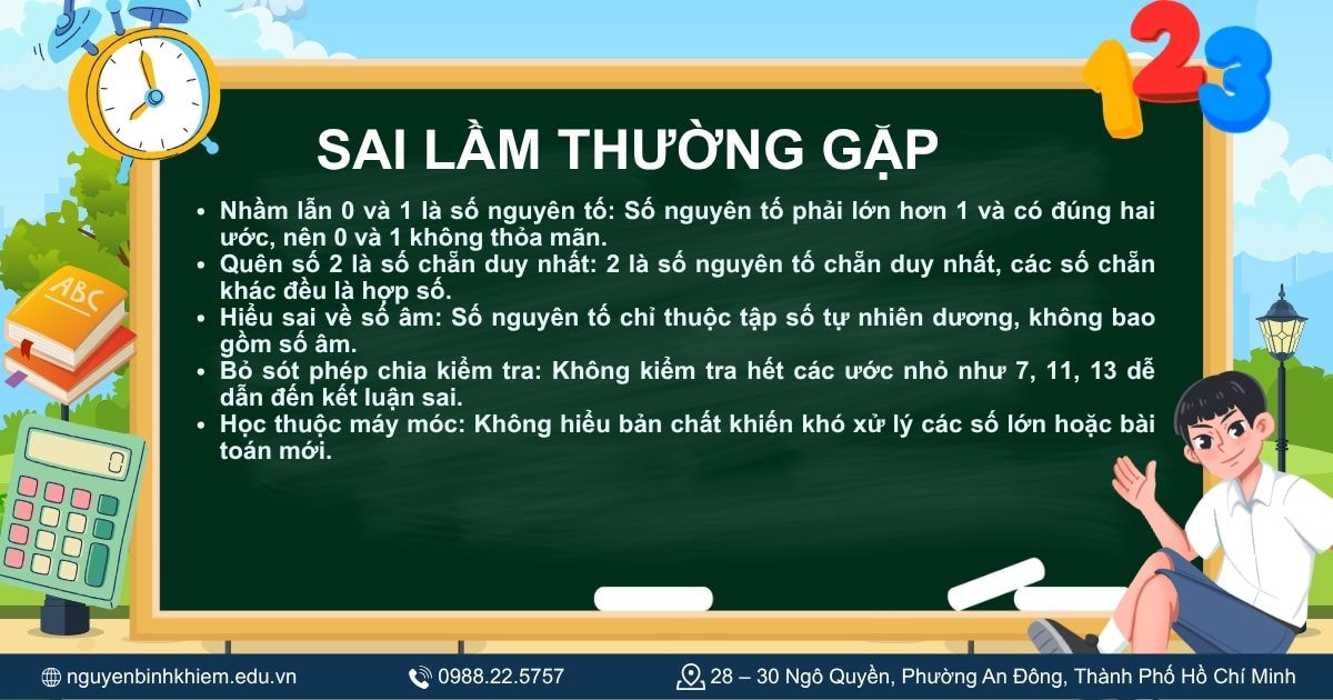 Sai lầm thường gặp