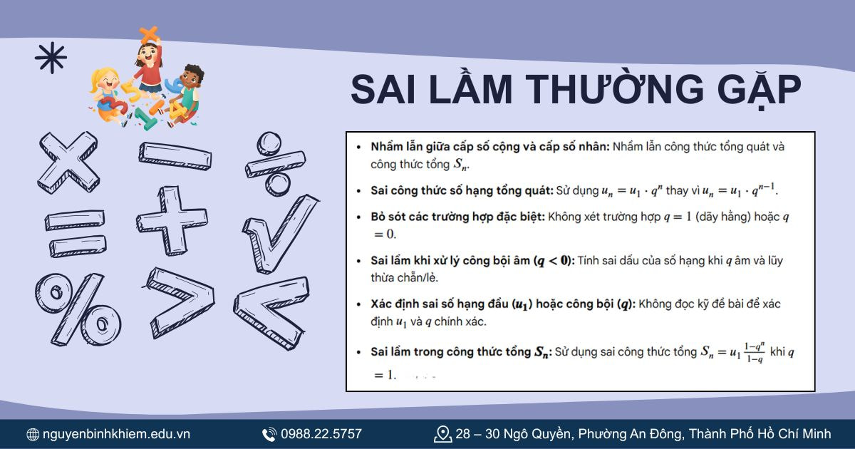 Sai lầm thường gặp