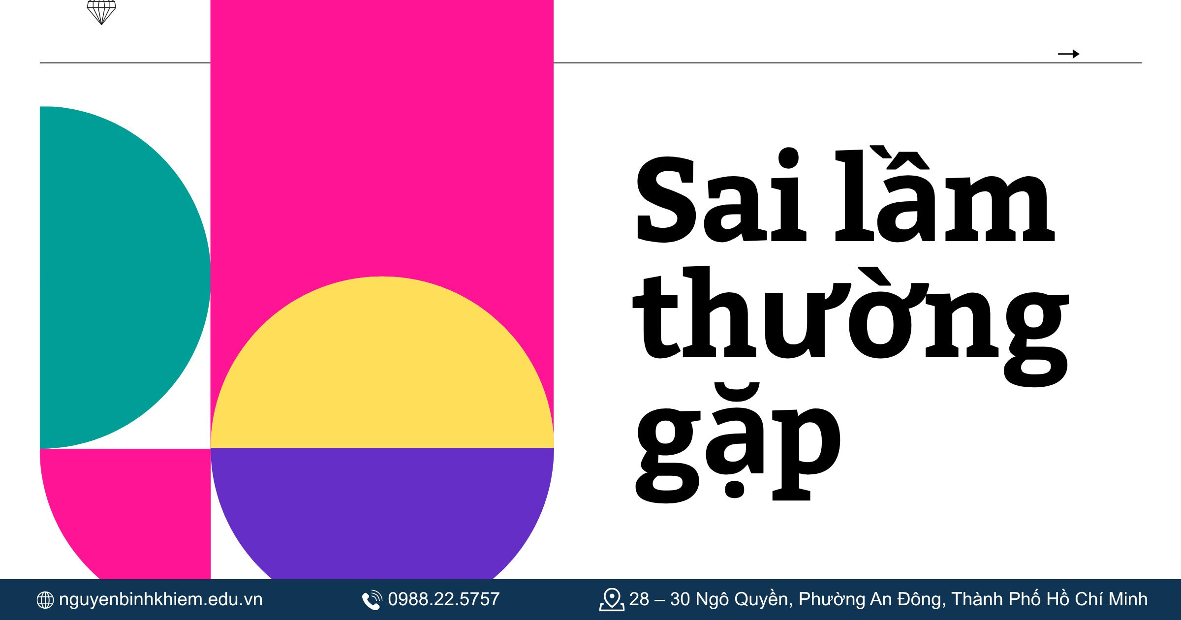 Sai lầm thường gặp