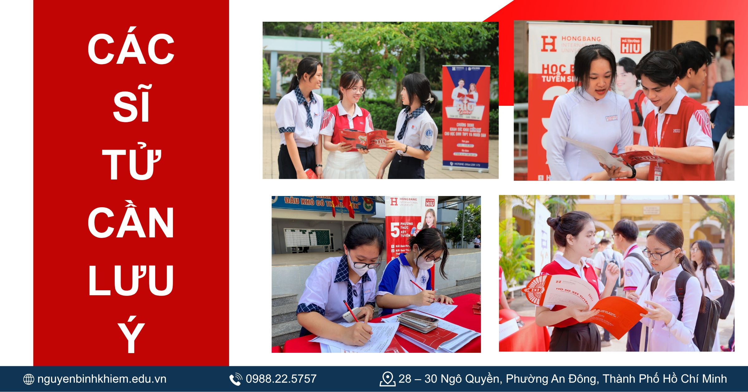 Sĩ tử cần biết