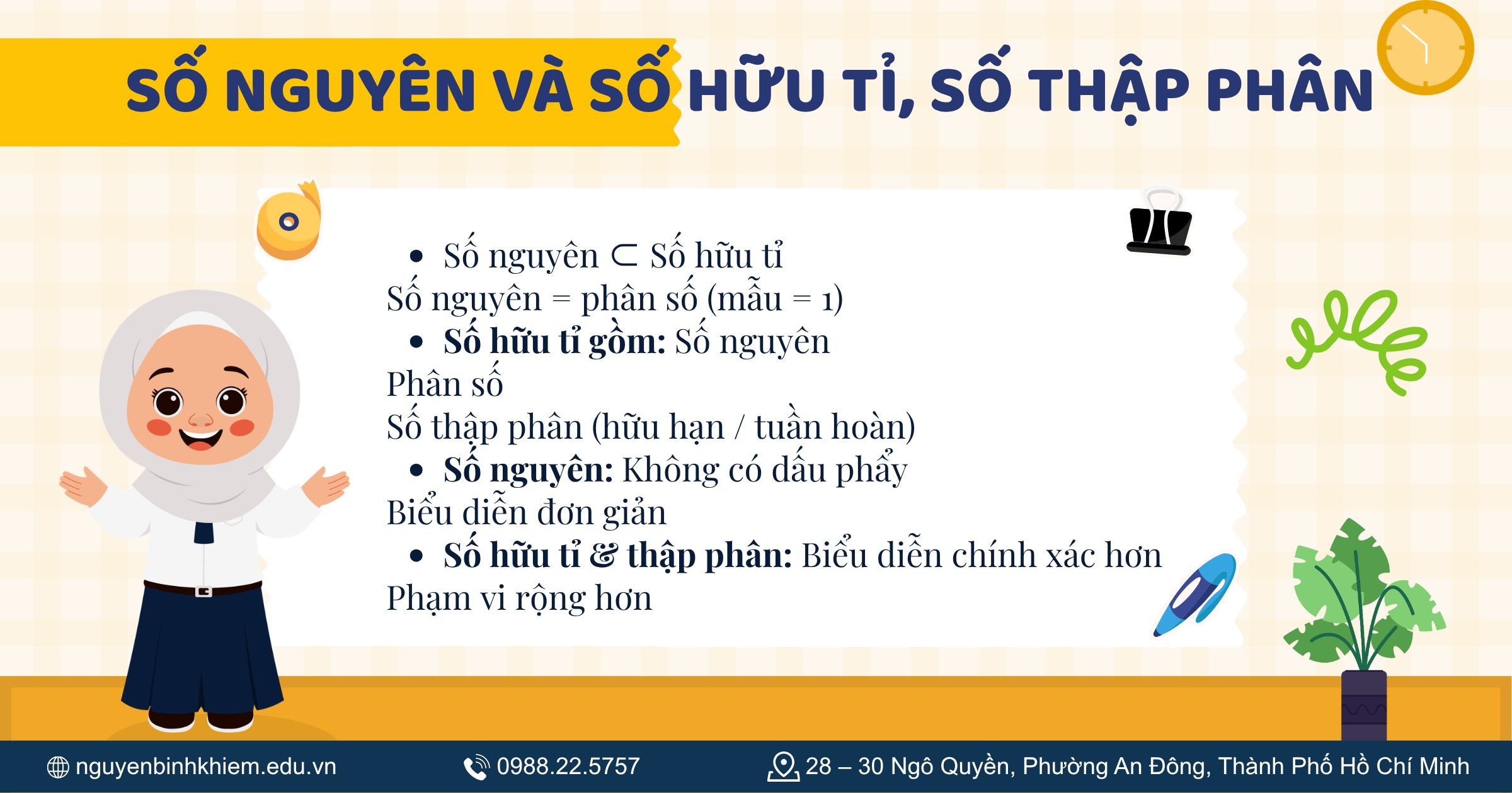 Số nguyên và số hữu tỉ, số thập phân