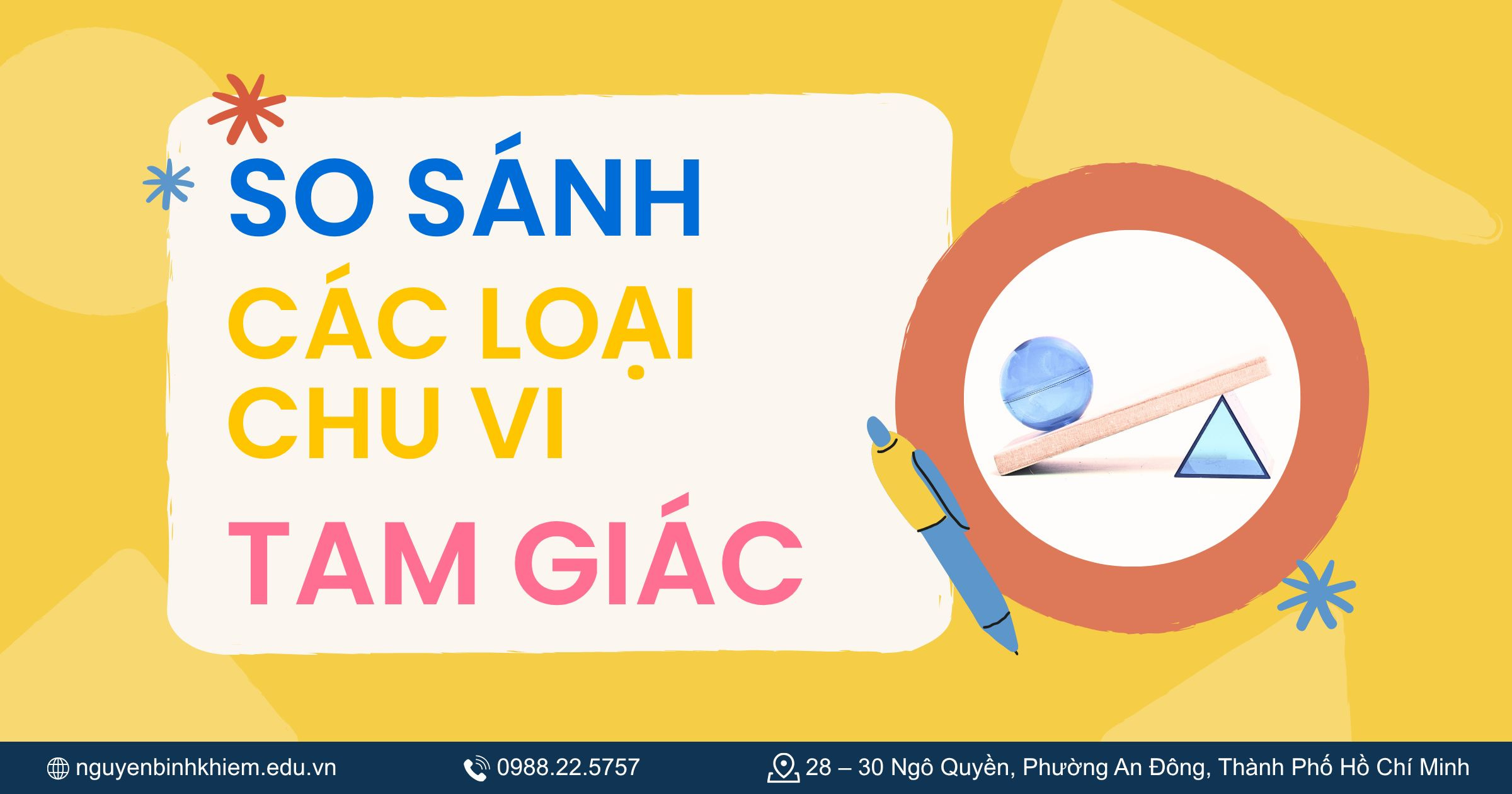 So sánh chu vi các loại tam giác