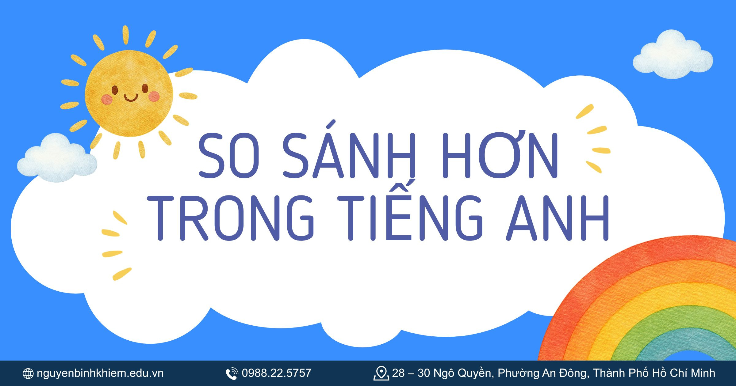 So sánh hơn trong tiếng Anh