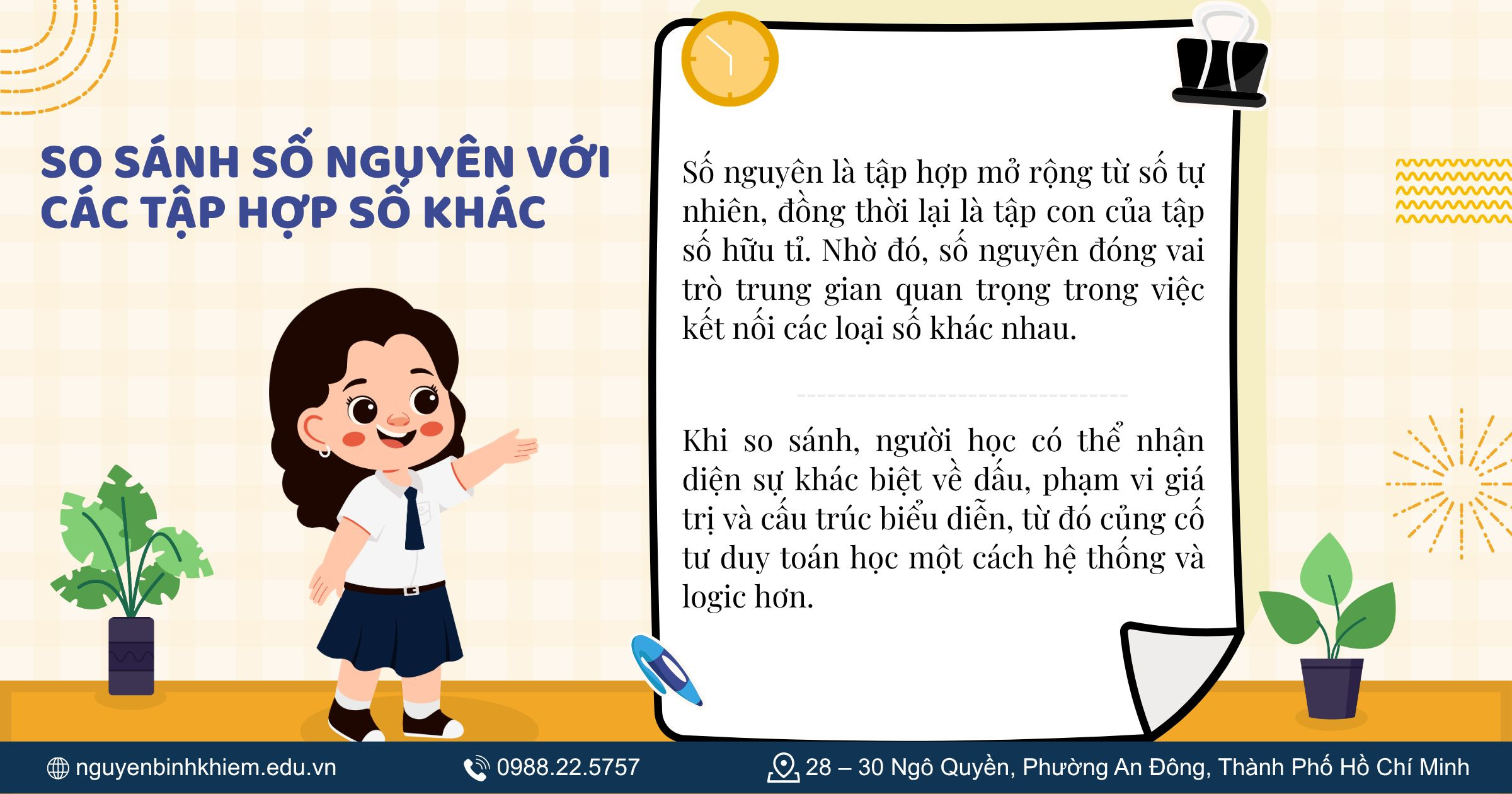So sánh số nguyên với các tập hợp số khác
