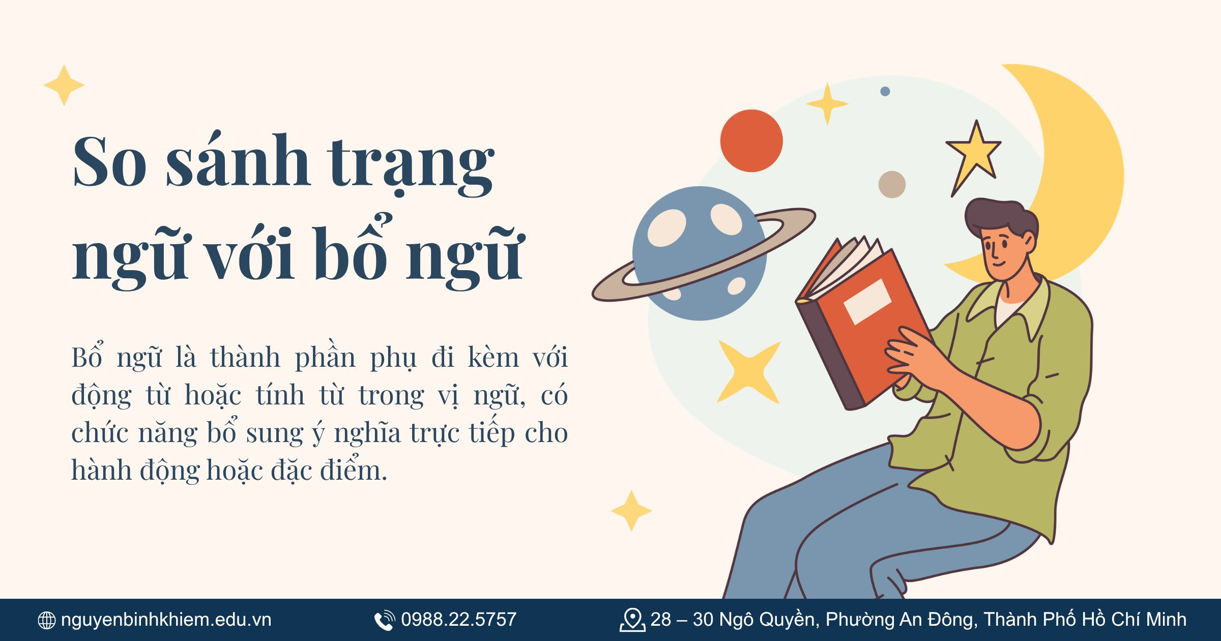 So sánh trạng ngữ với bổ ngữ