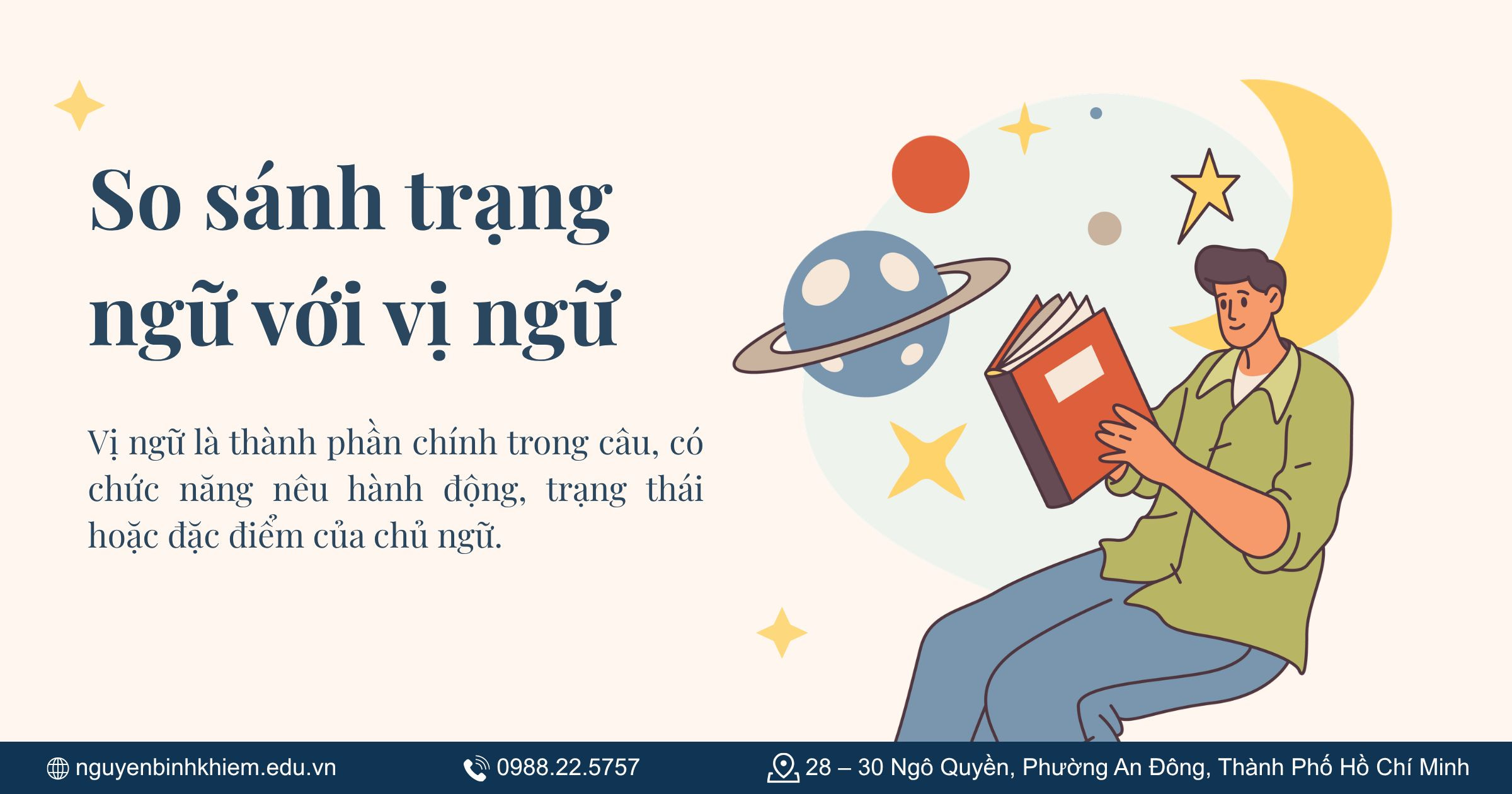So sánh trạng ngữ với vị ngữ