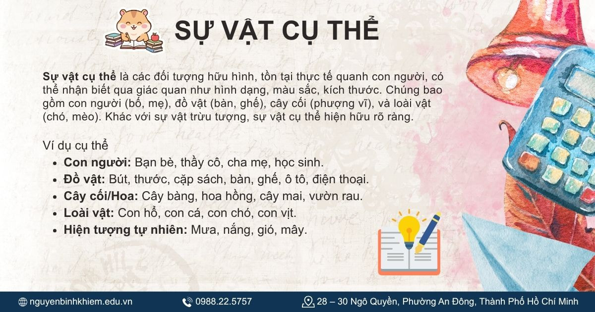 Sự vật cụ thể