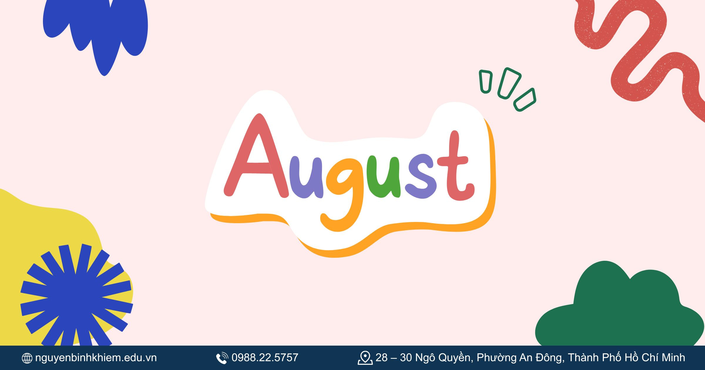 Tháng 8 - August