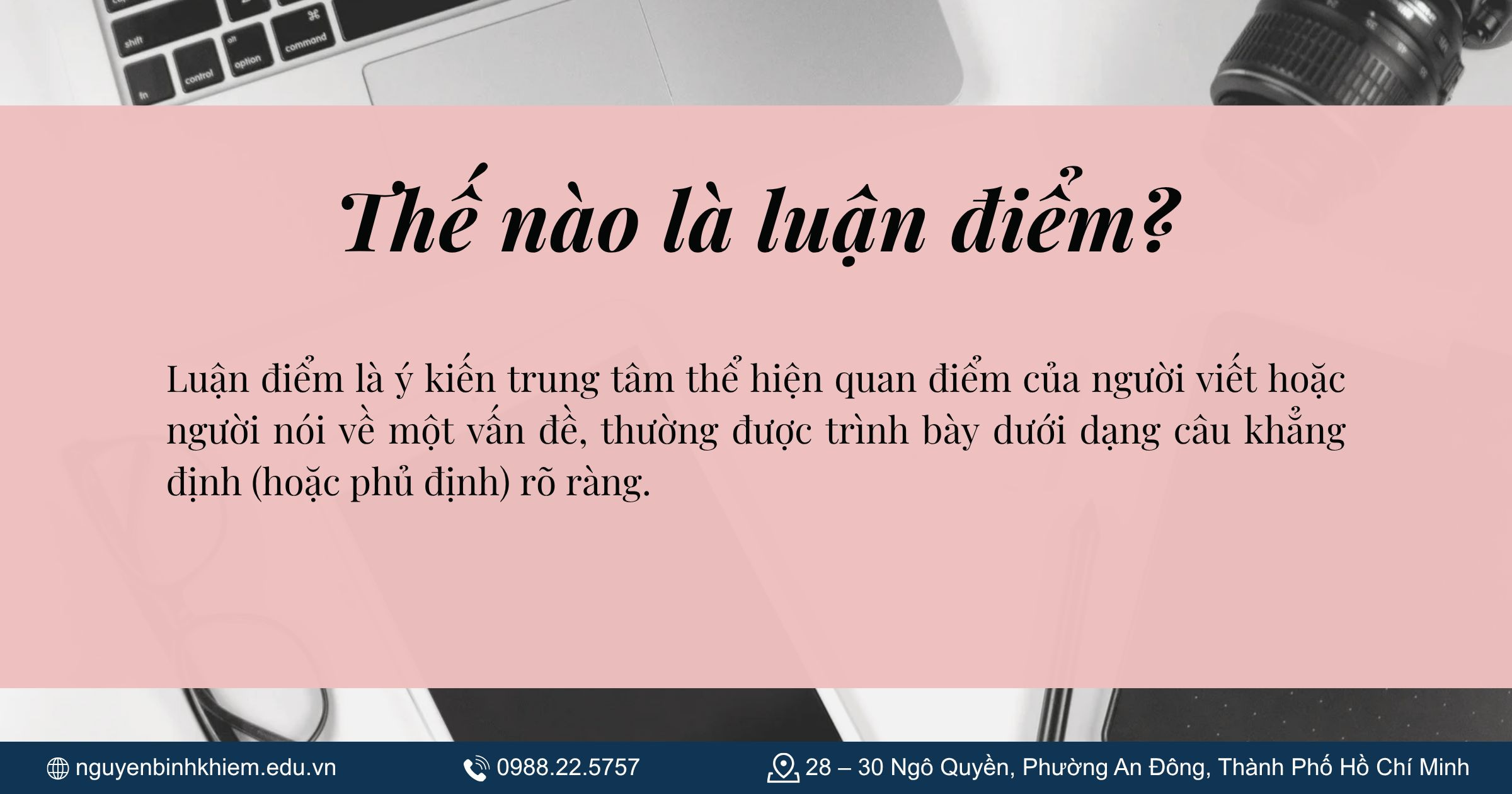 Thế nào là luận điểm?