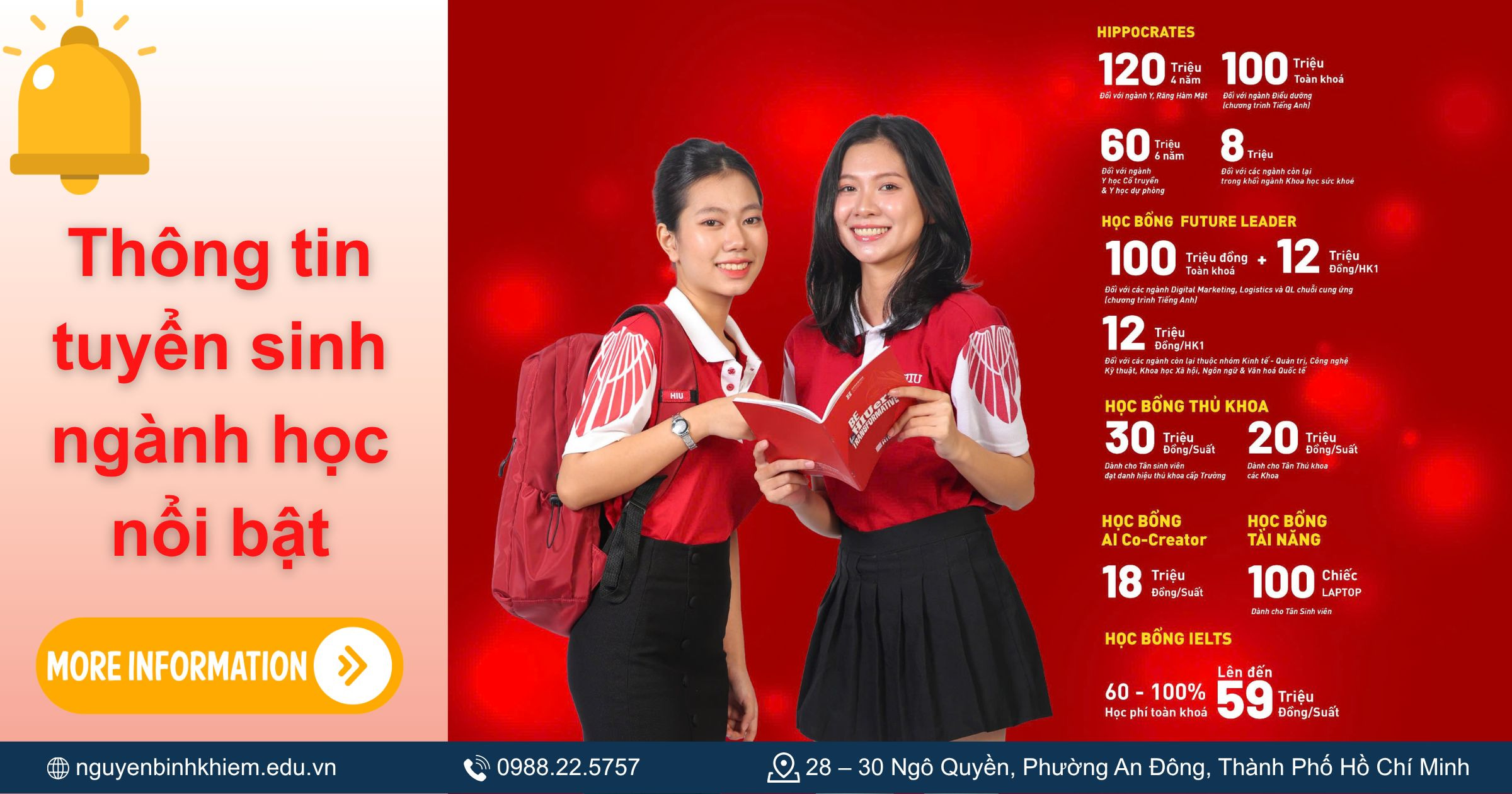 Thông tin tuyển sinh - ngành học nổi bật