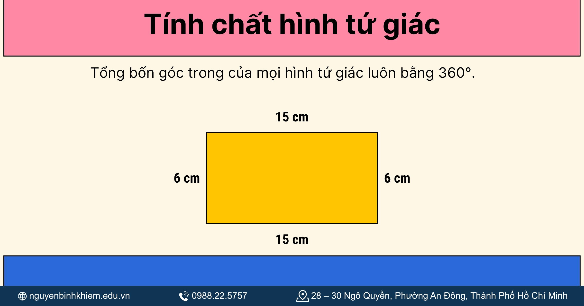 Tính chất của hình tứ giác